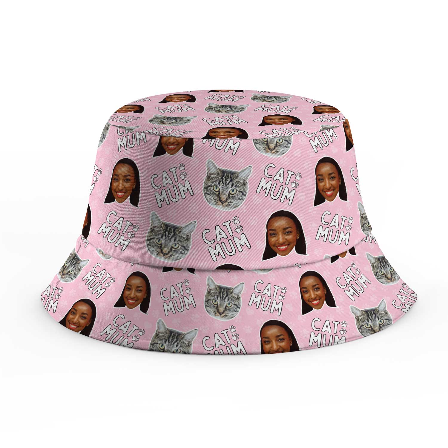 Cat Mum Custom Bucket Hat