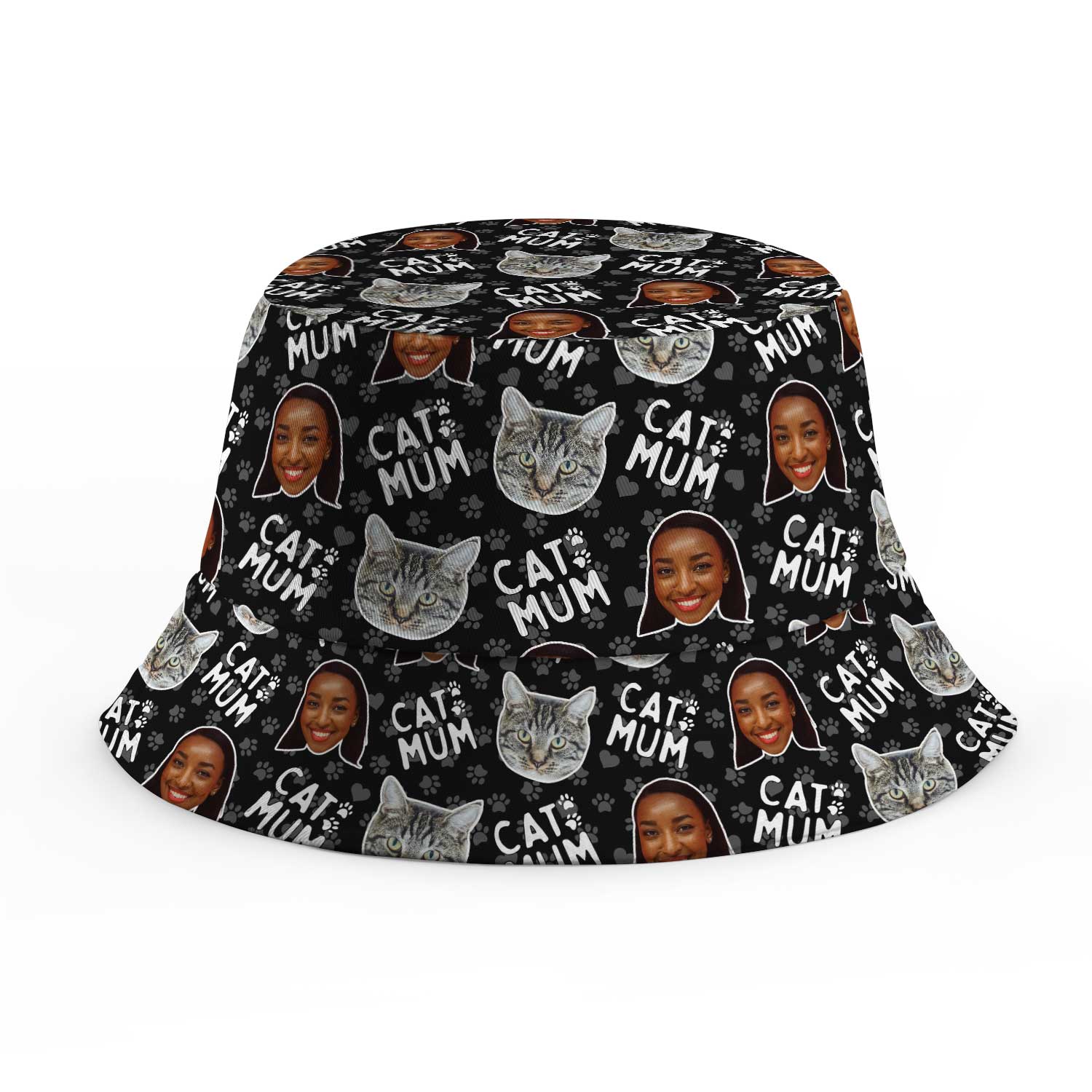 Cat Mum Custom Bucket Hat