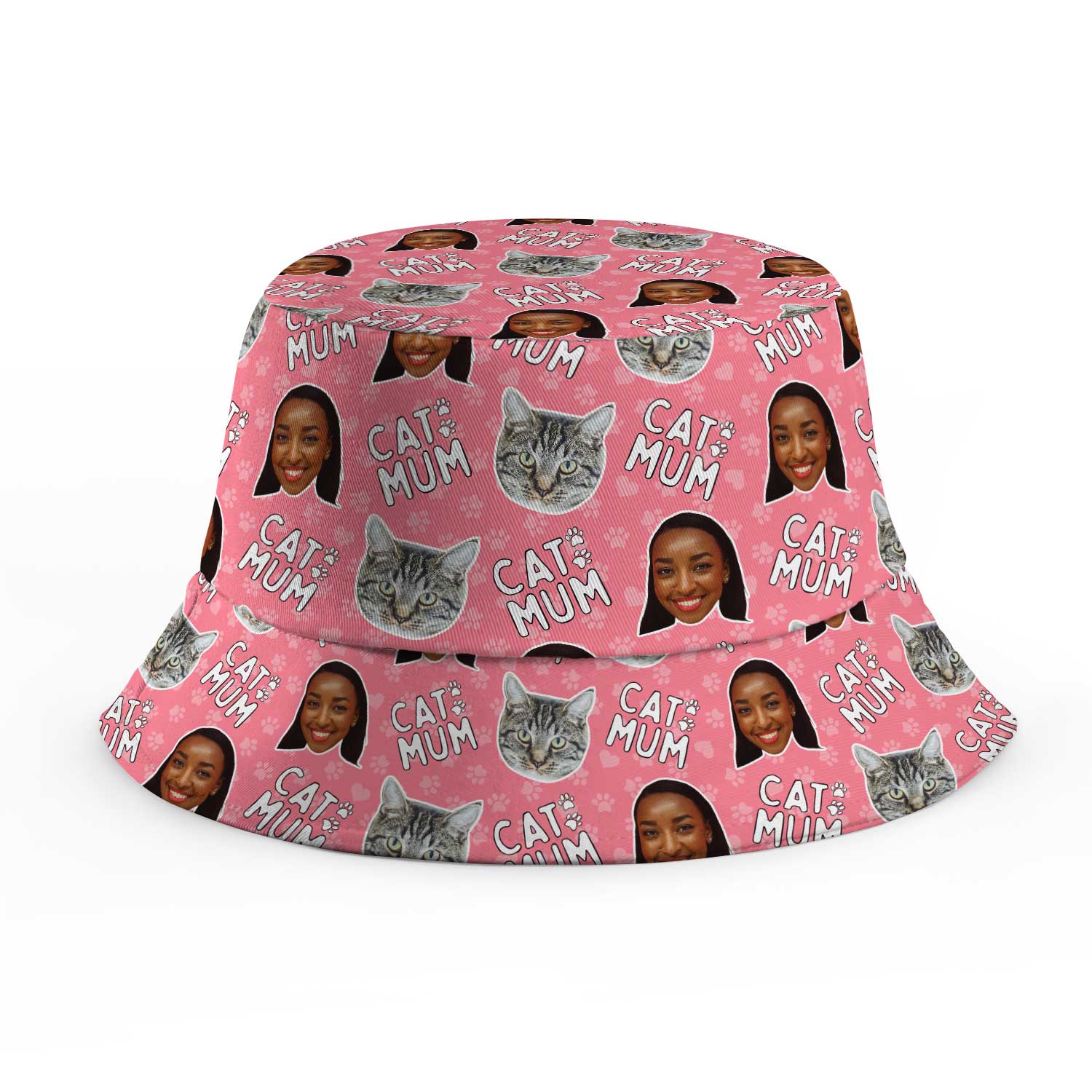 Cat Mum Custom Bucket Hat