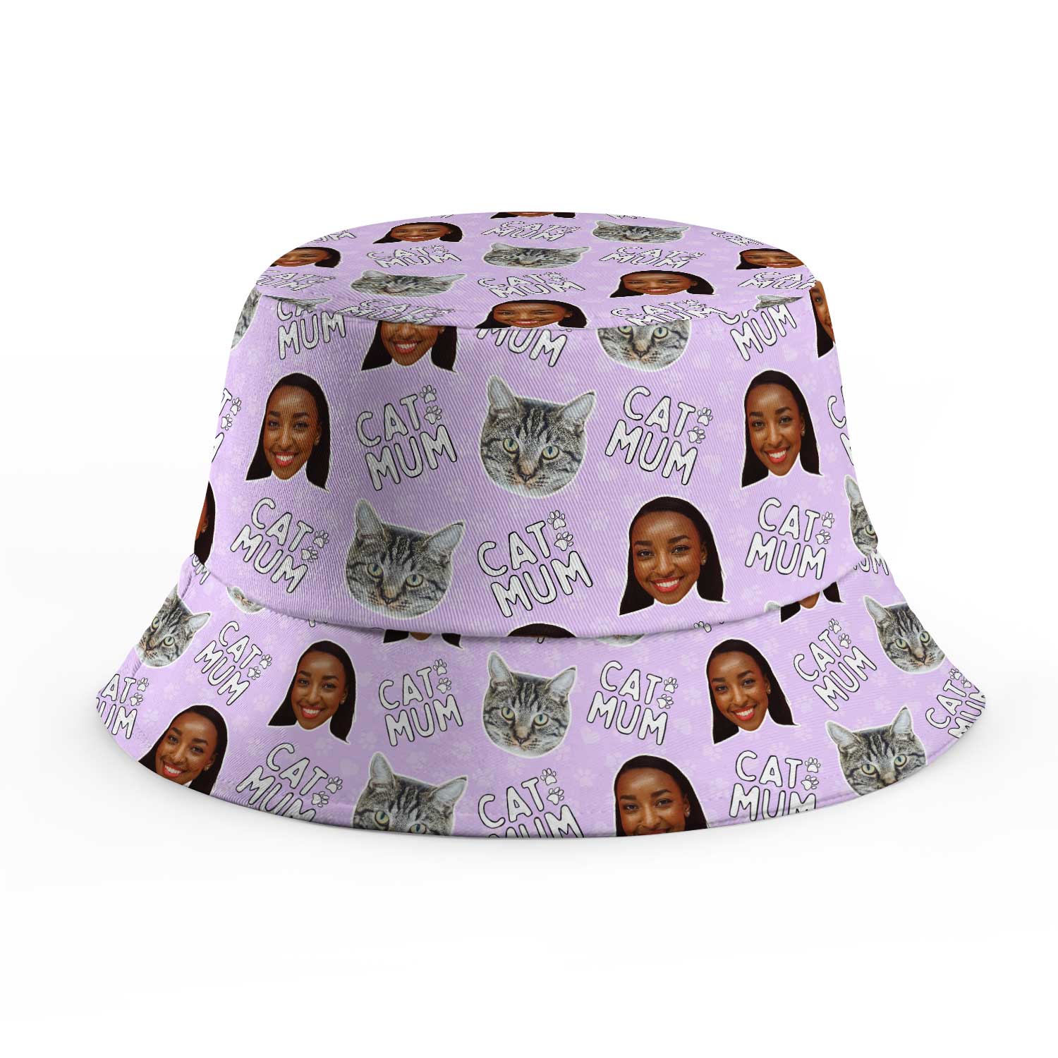 Cat Mum Custom Bucket Hat