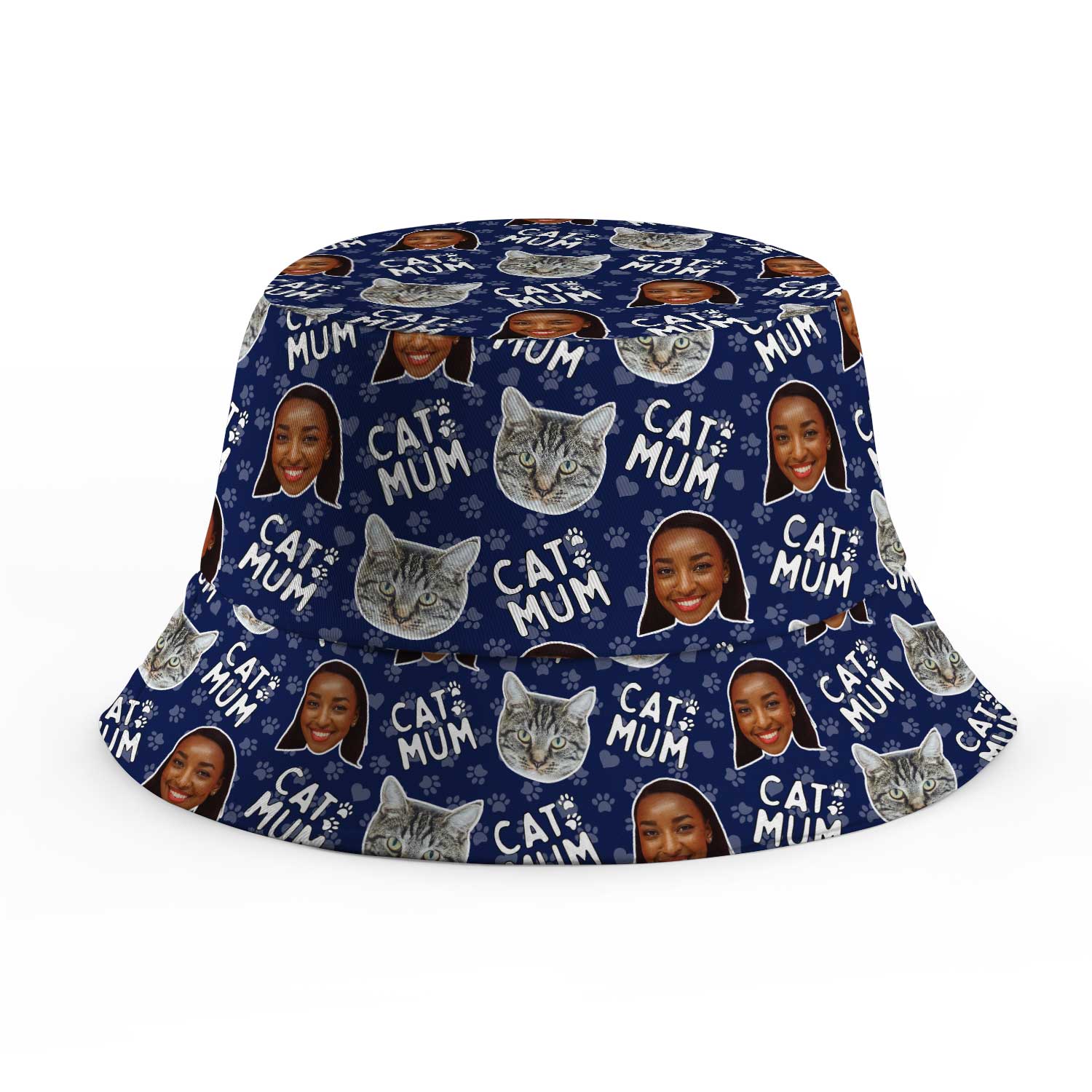 Cat Mum Custom Bucket Hat