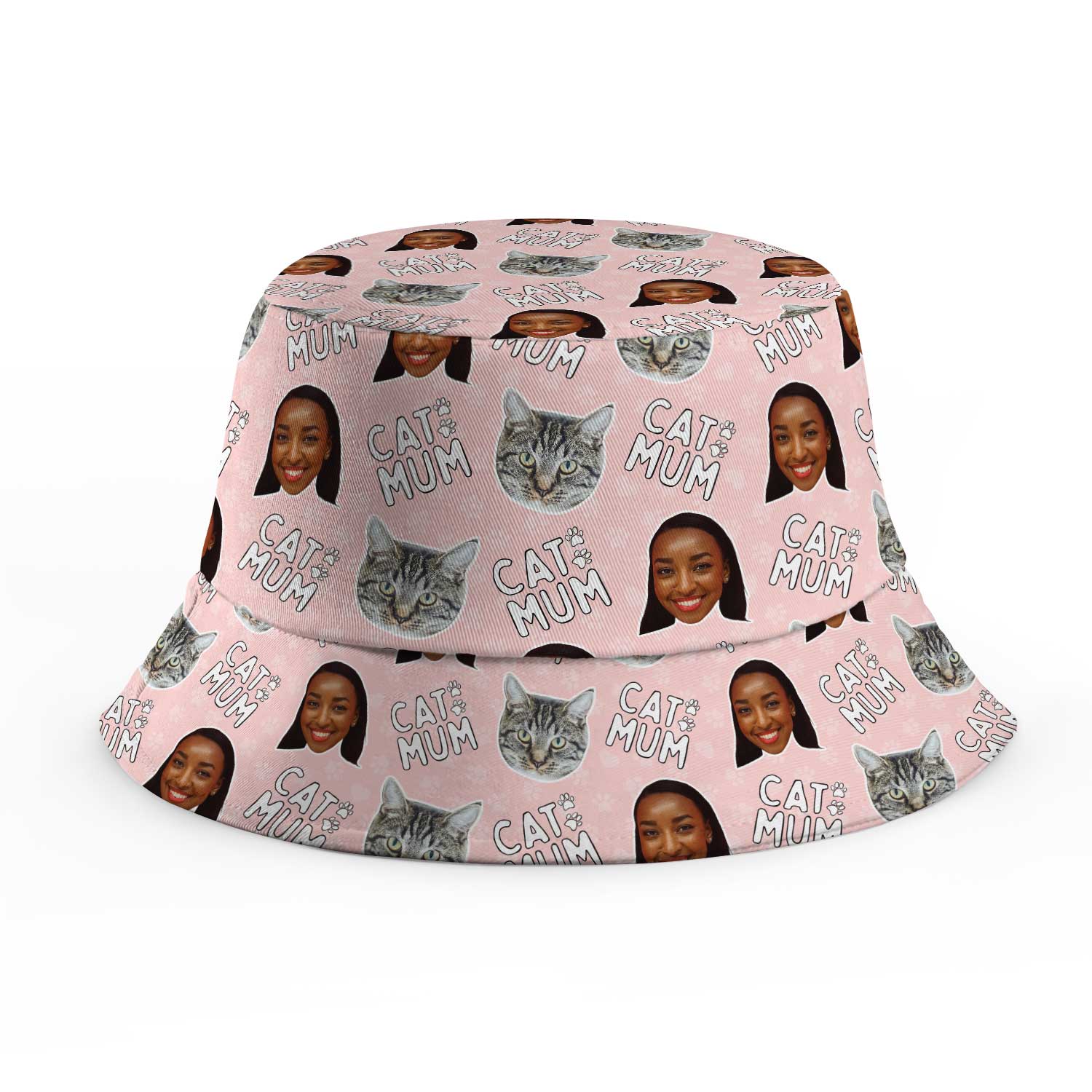 Cat Mum Custom Bucket Hat