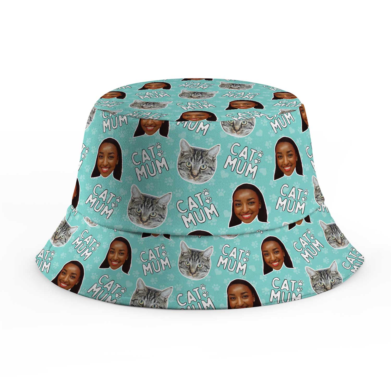 Cat Mum Custom Bucket Hat
