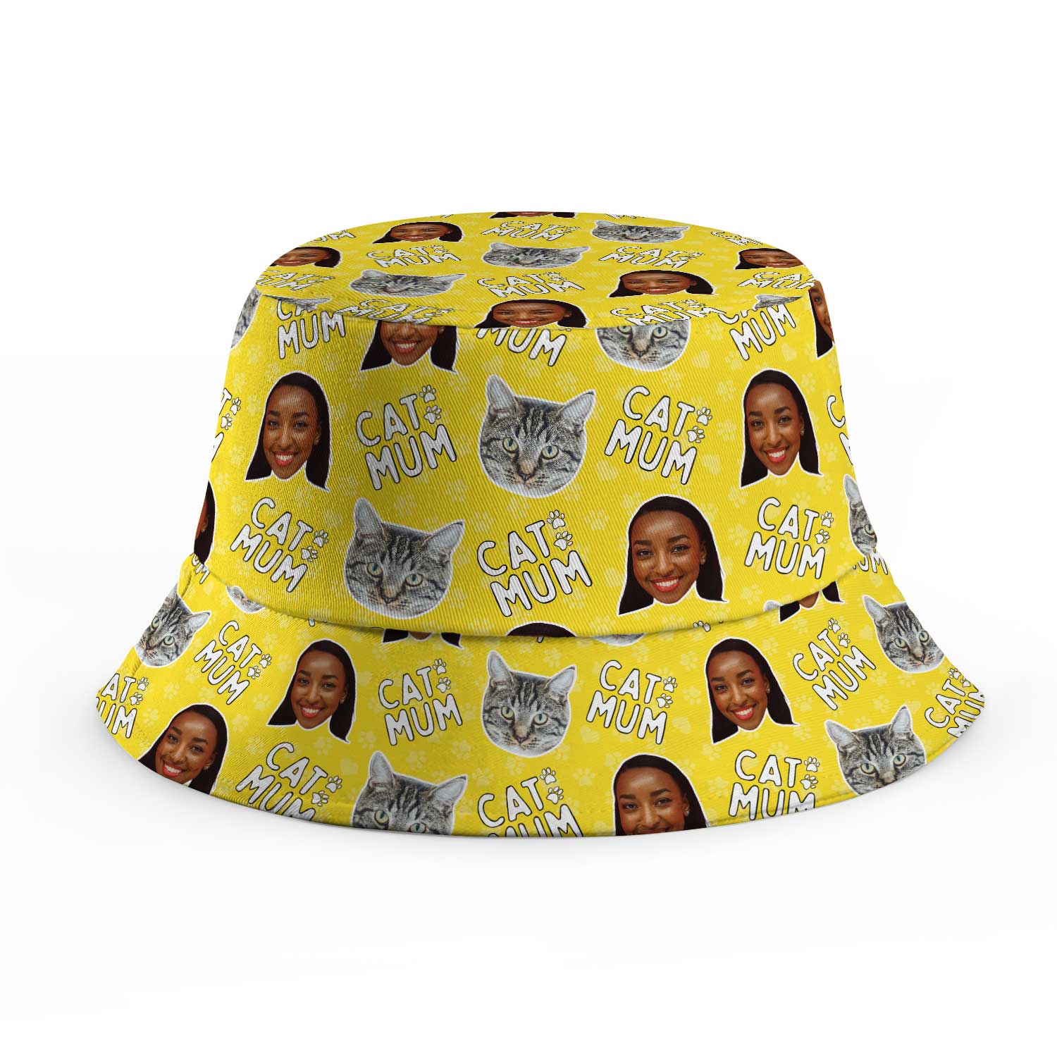 Cat Mum Custom Bucket Hat