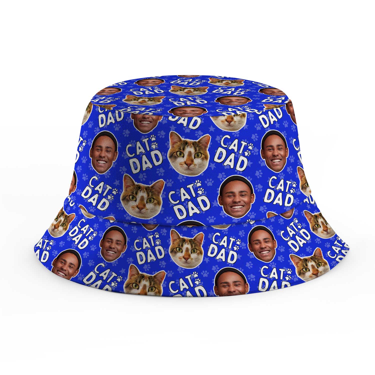 Cat Dad Custom Bucket Hat