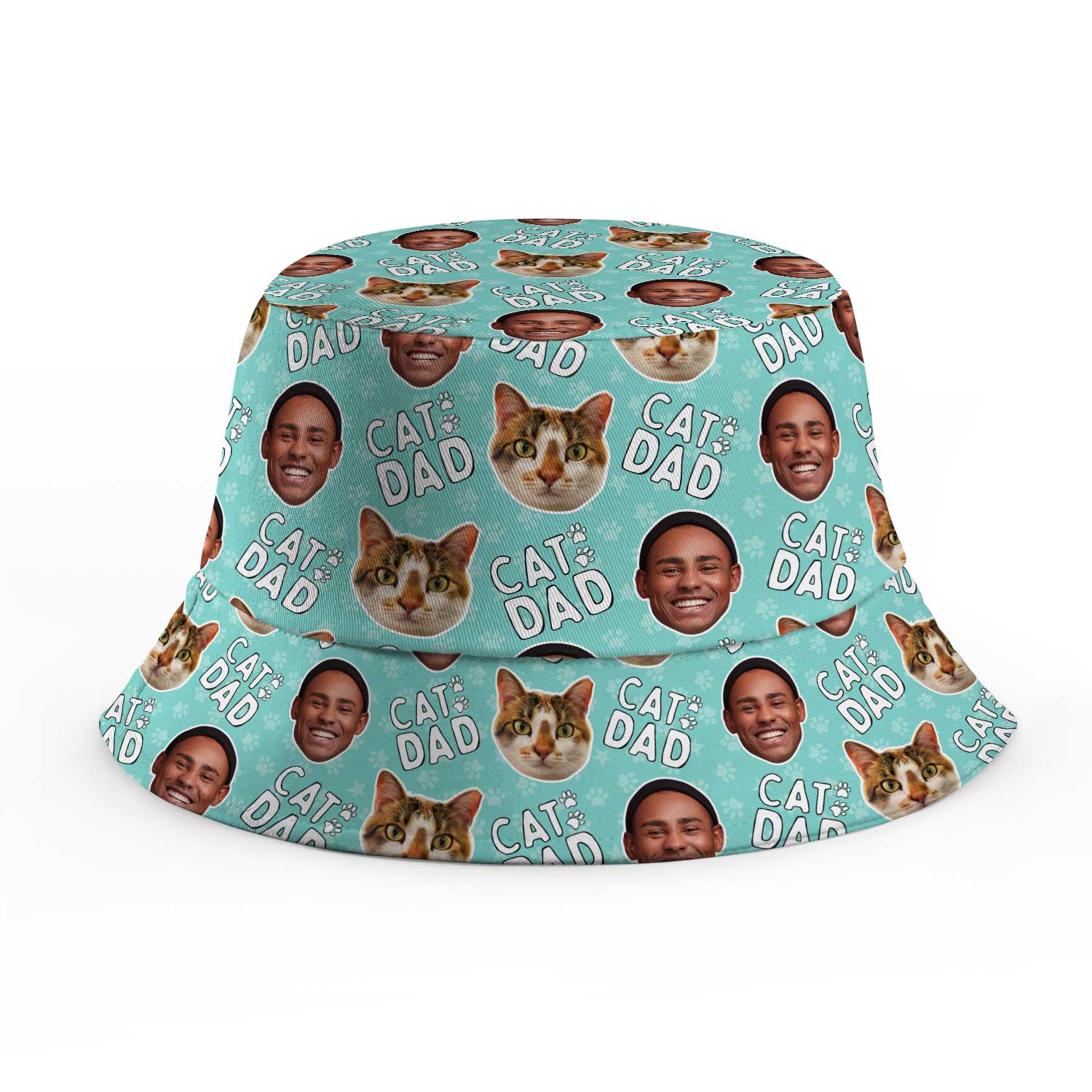 Cat Dad Custom Bucket Hat