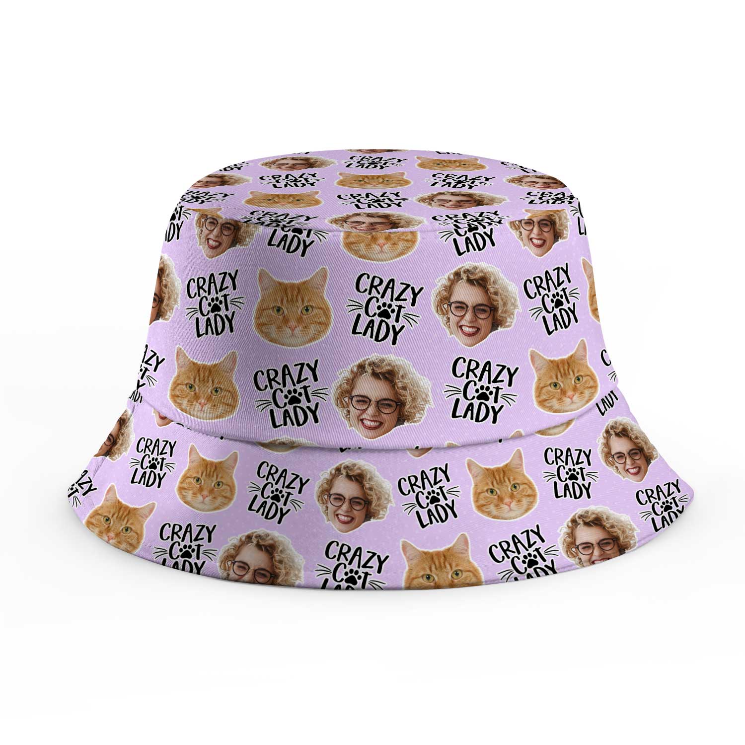 Crazy Cat Lady Custom Bucket Hat