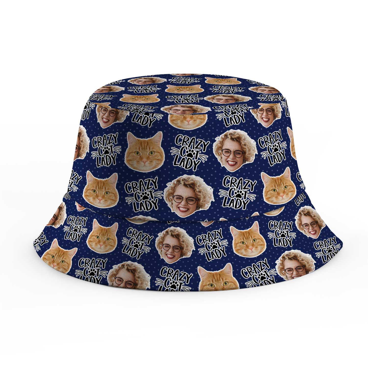 Crazy Cat Lady Custom Bucket Hat