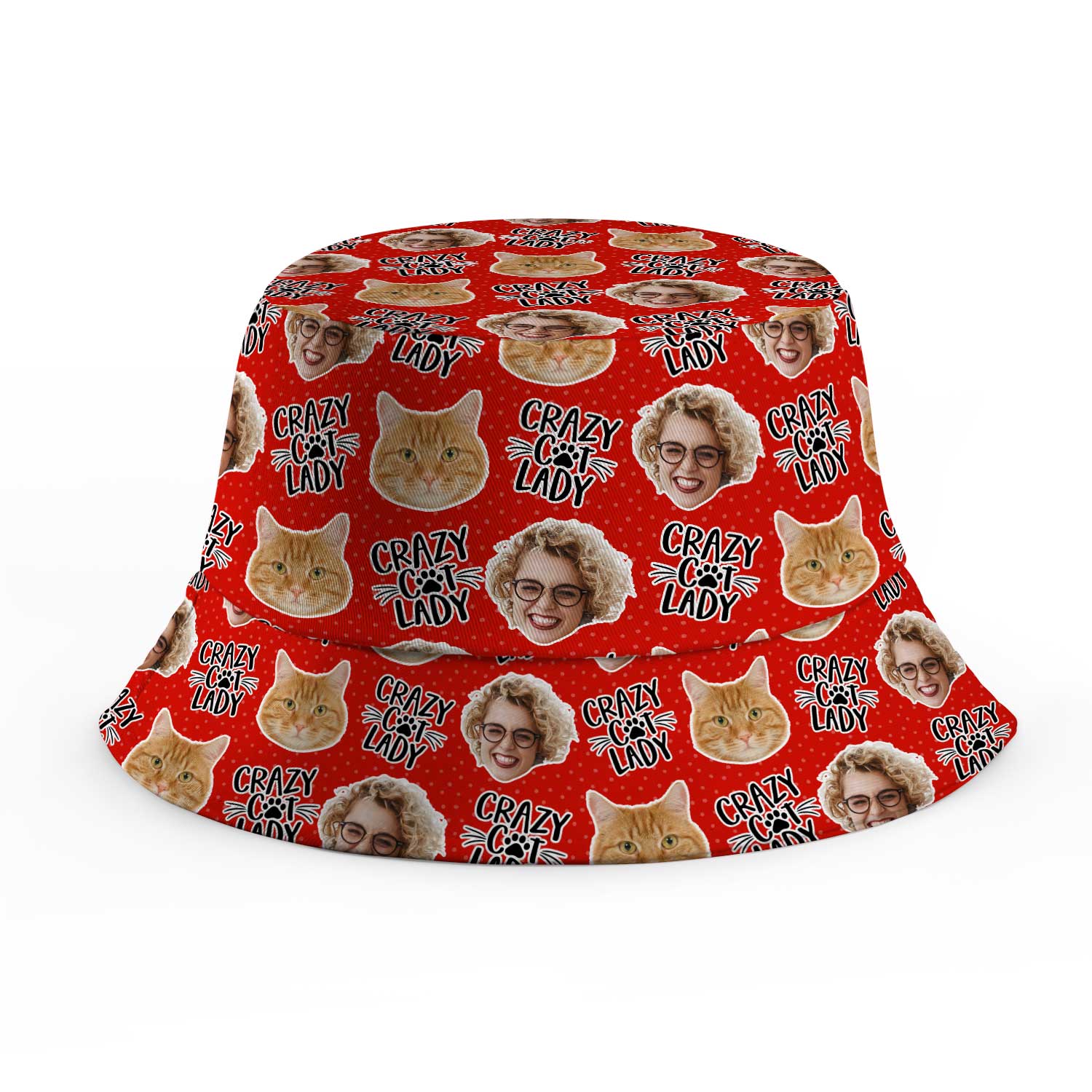 Crazy Cat Lady Custom Bucket Hat
