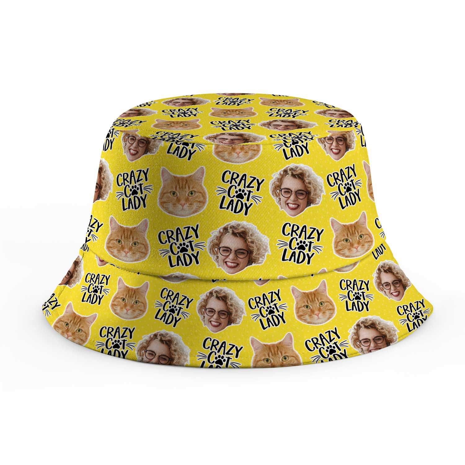 Crazy Cat Lady Custom Bucket Hat