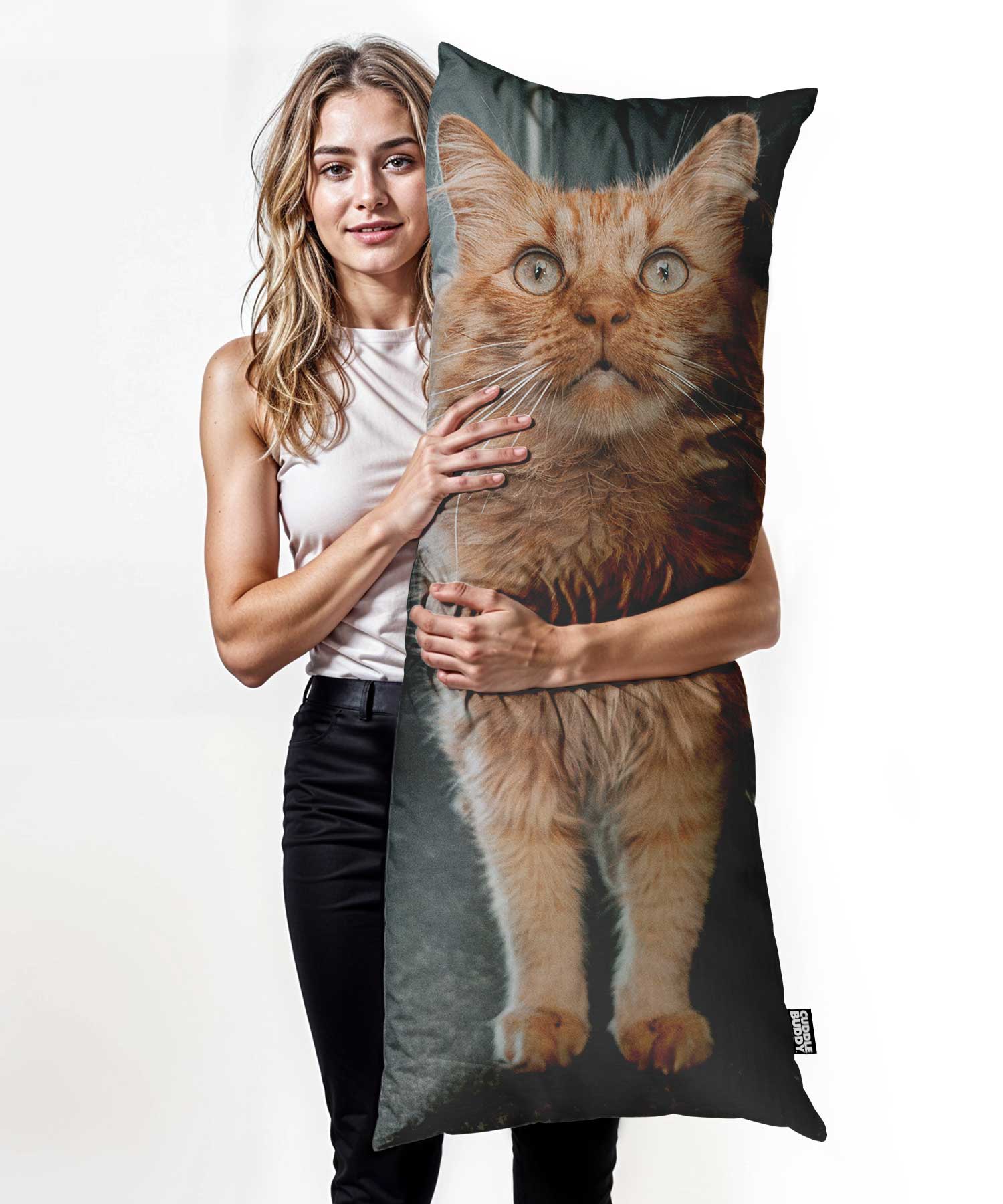 Full Cat Photo Personalised Body Pillow
