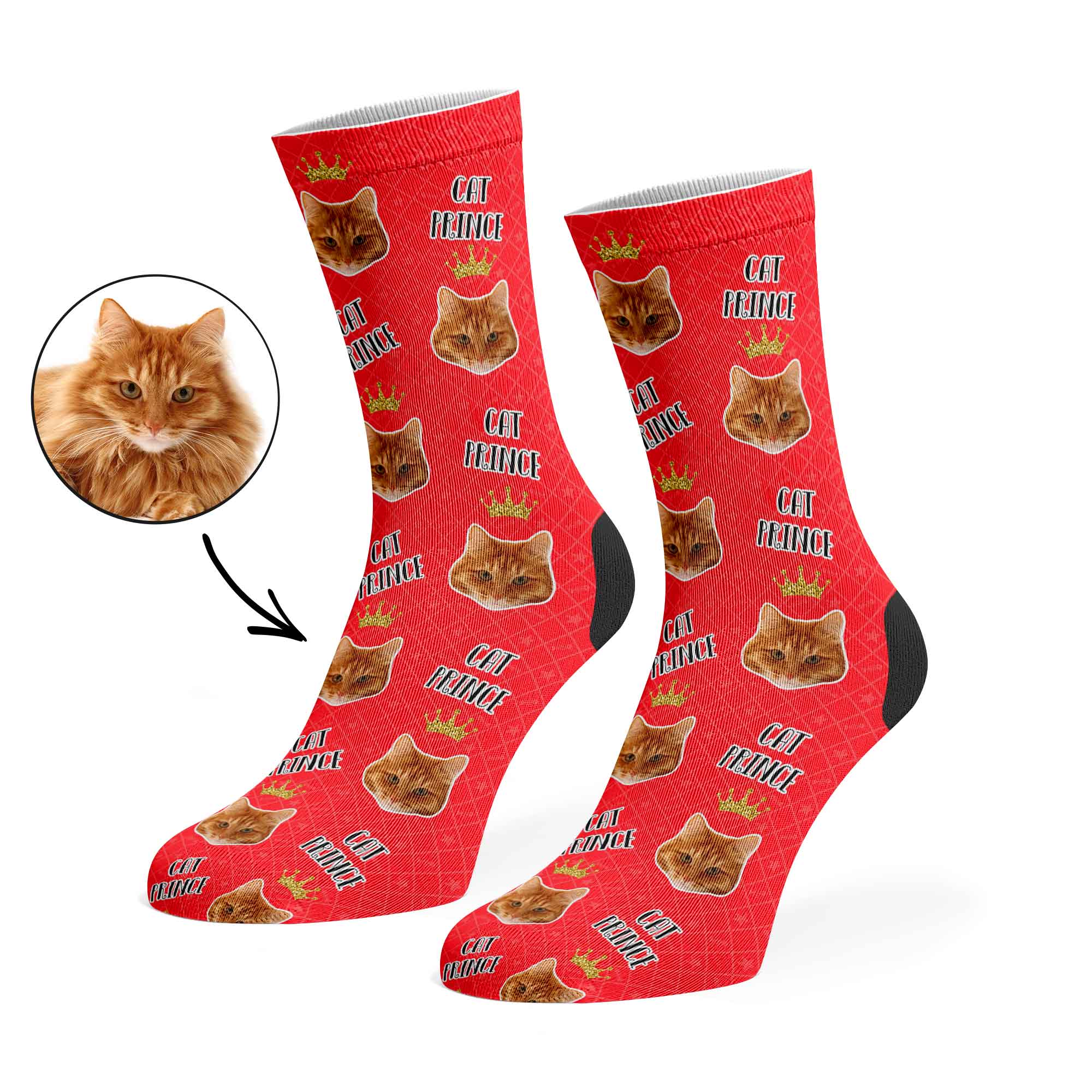 Cat Prince Socks