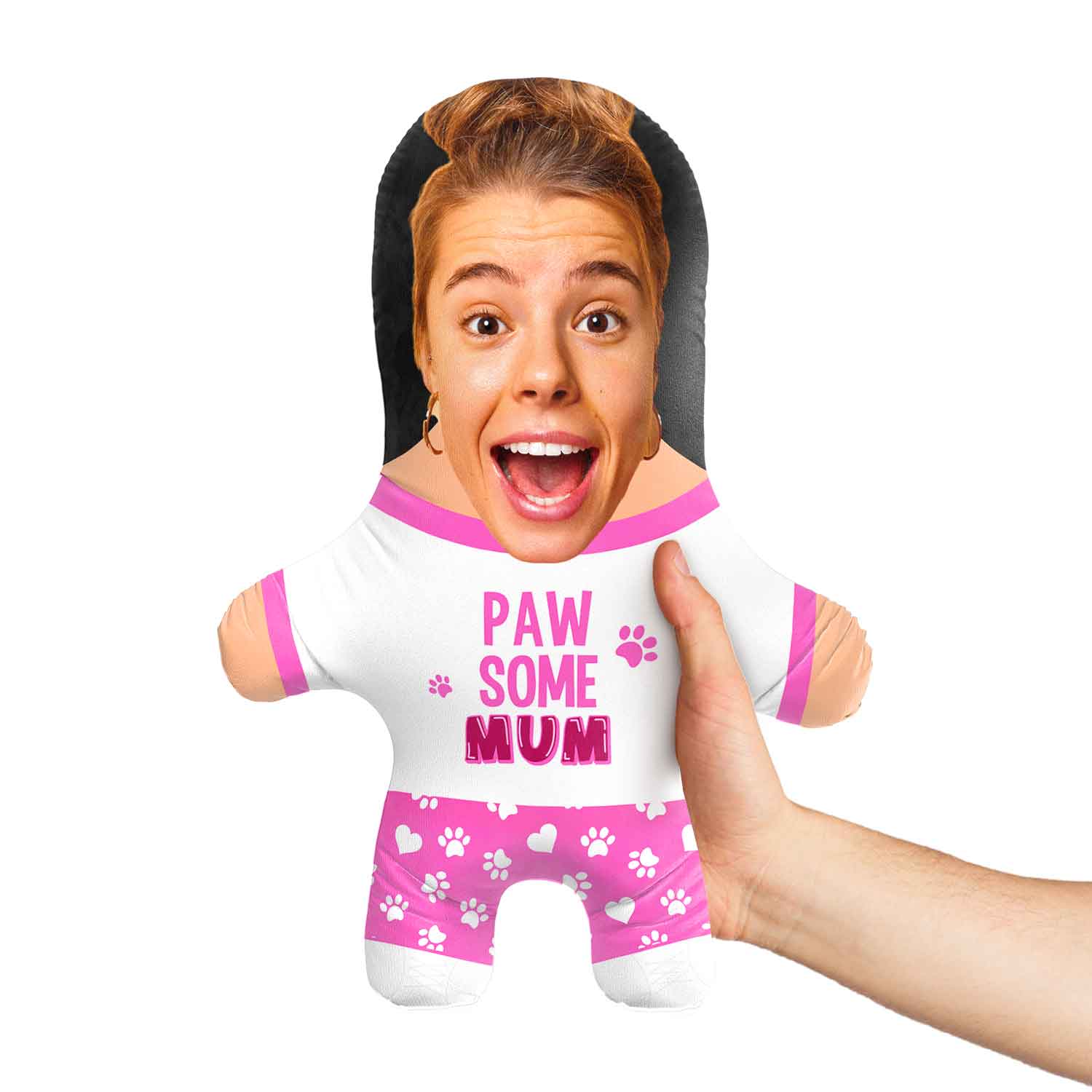 Pawsome Mum Custom Plush Cat Toy