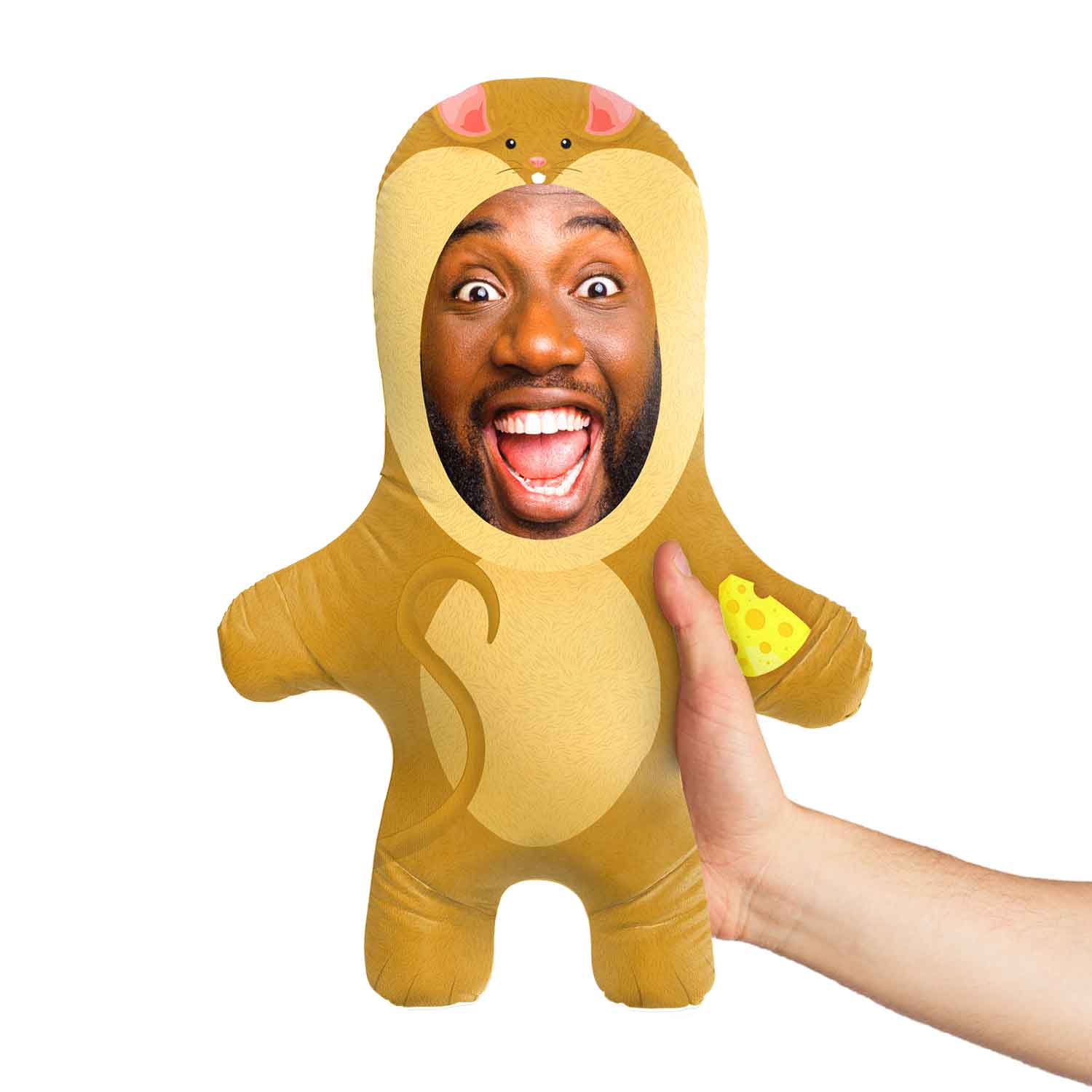 Mouse With Cheese Personalised Cat Toy