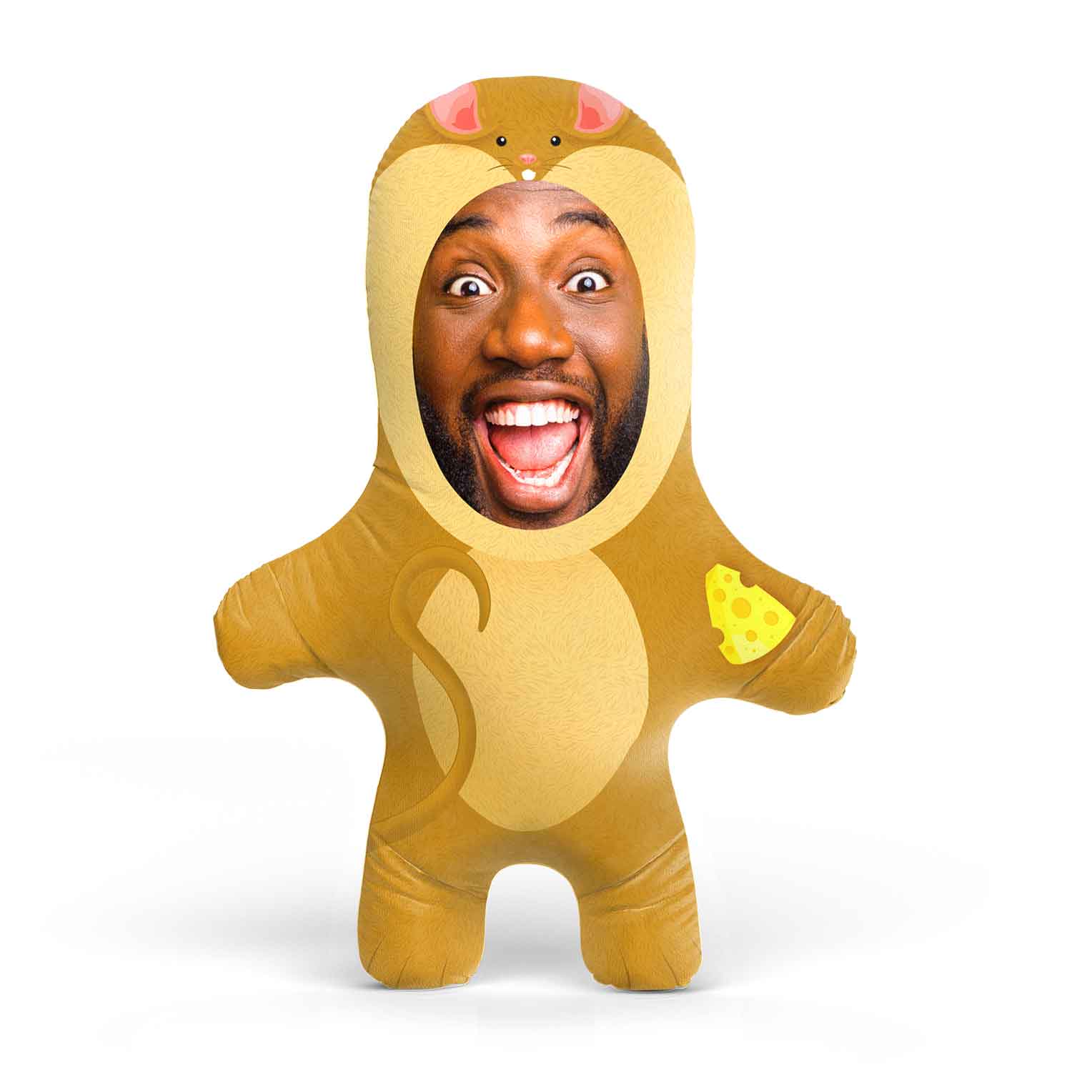 Mouse With Cheese Personalised Cat Toy