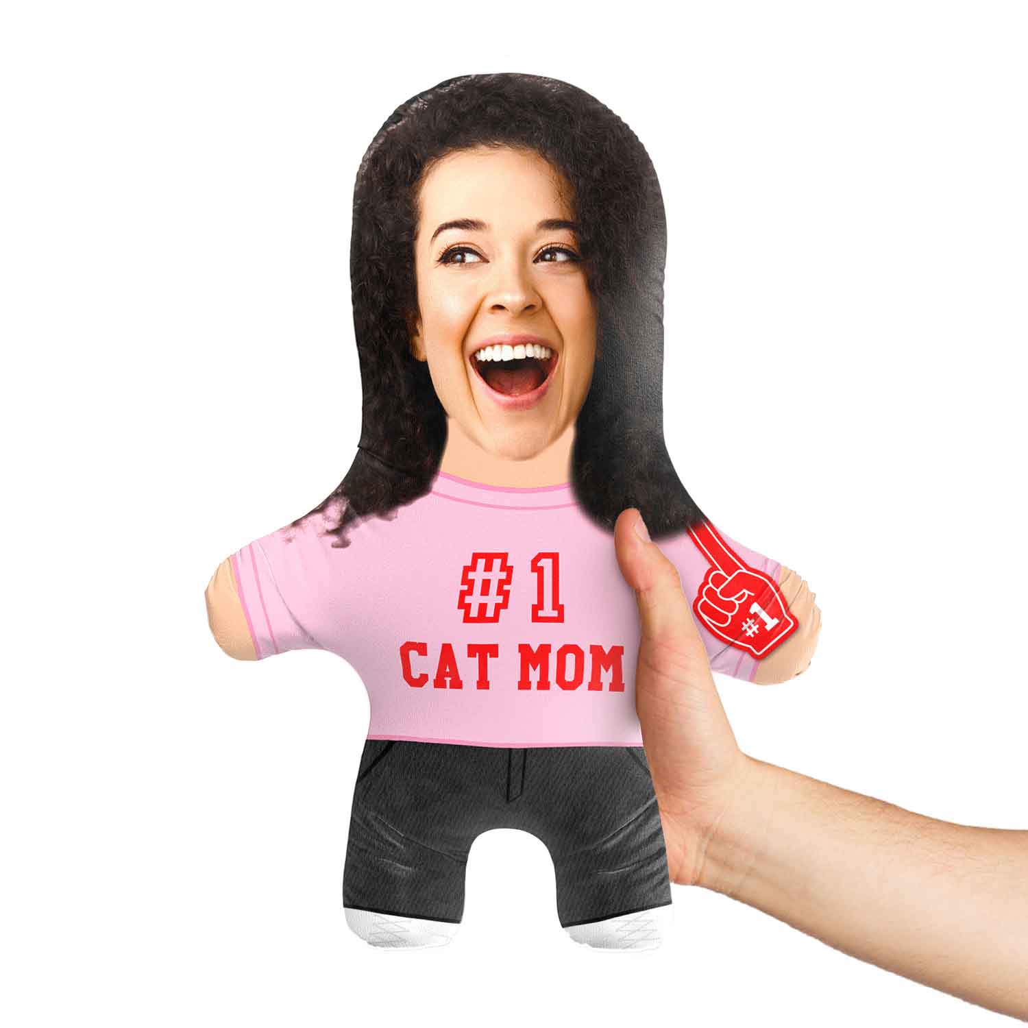 Number 1 Cat Mom Personalised Cat Toy