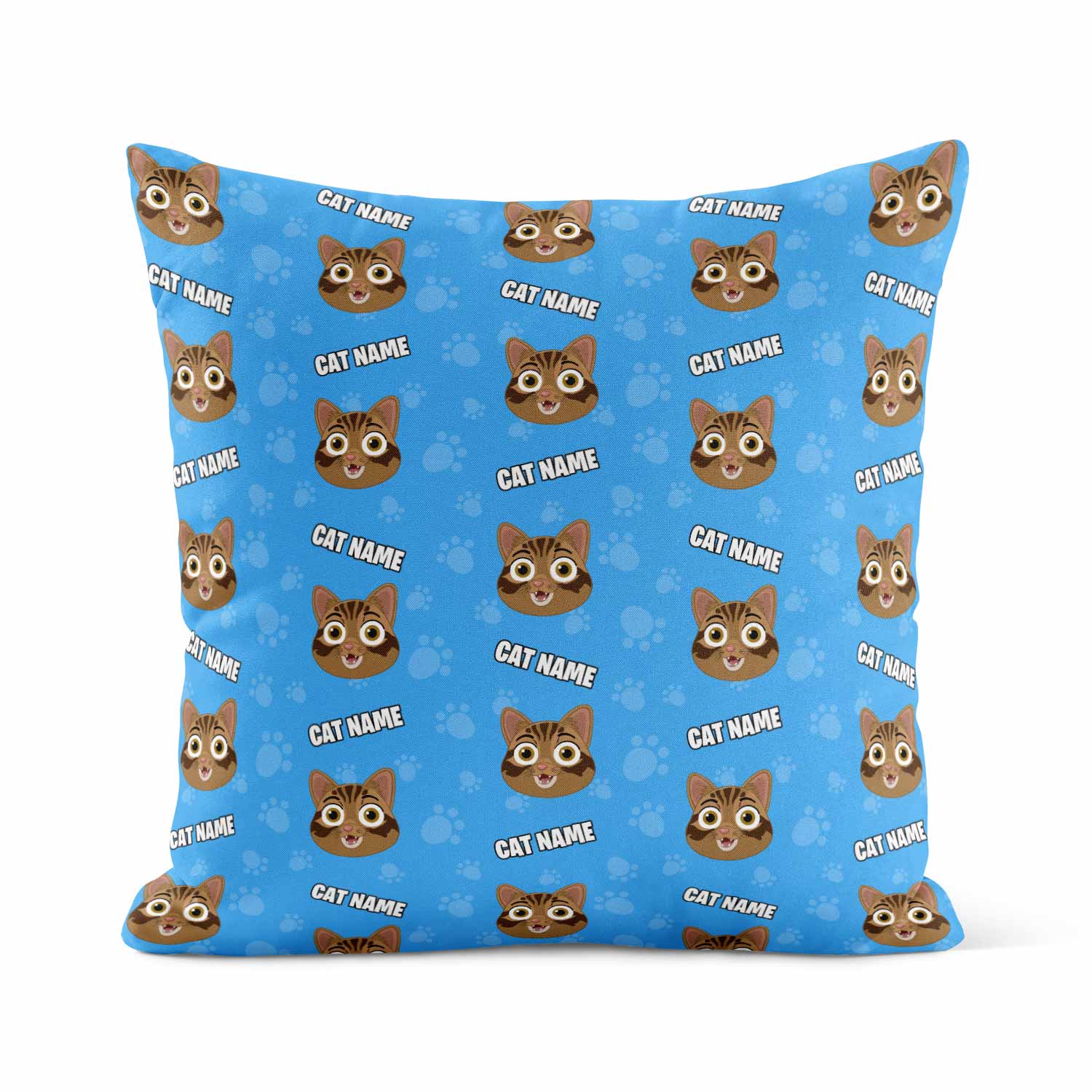 Your Cat Cartoon Personalised Pillow