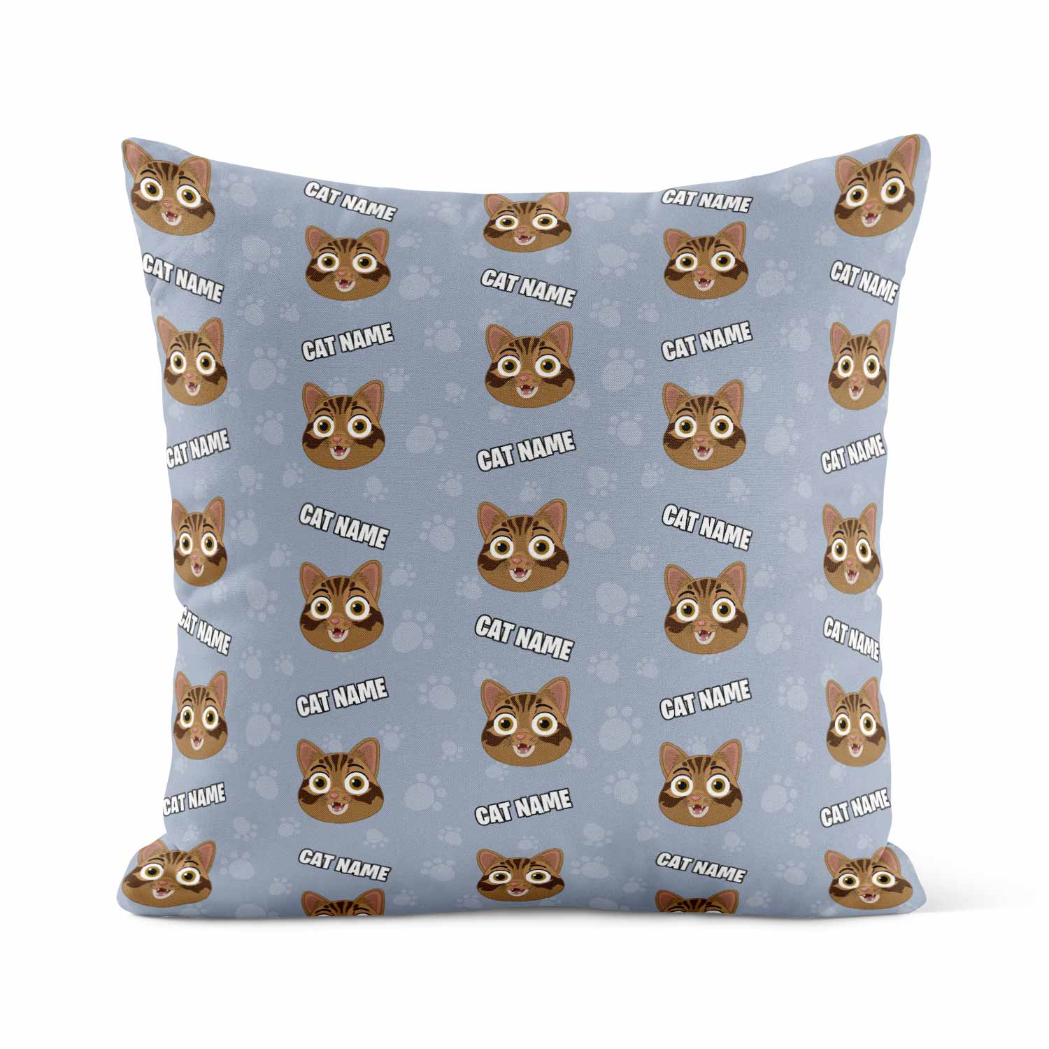 Your Cat Cartoon Personalised Pillow