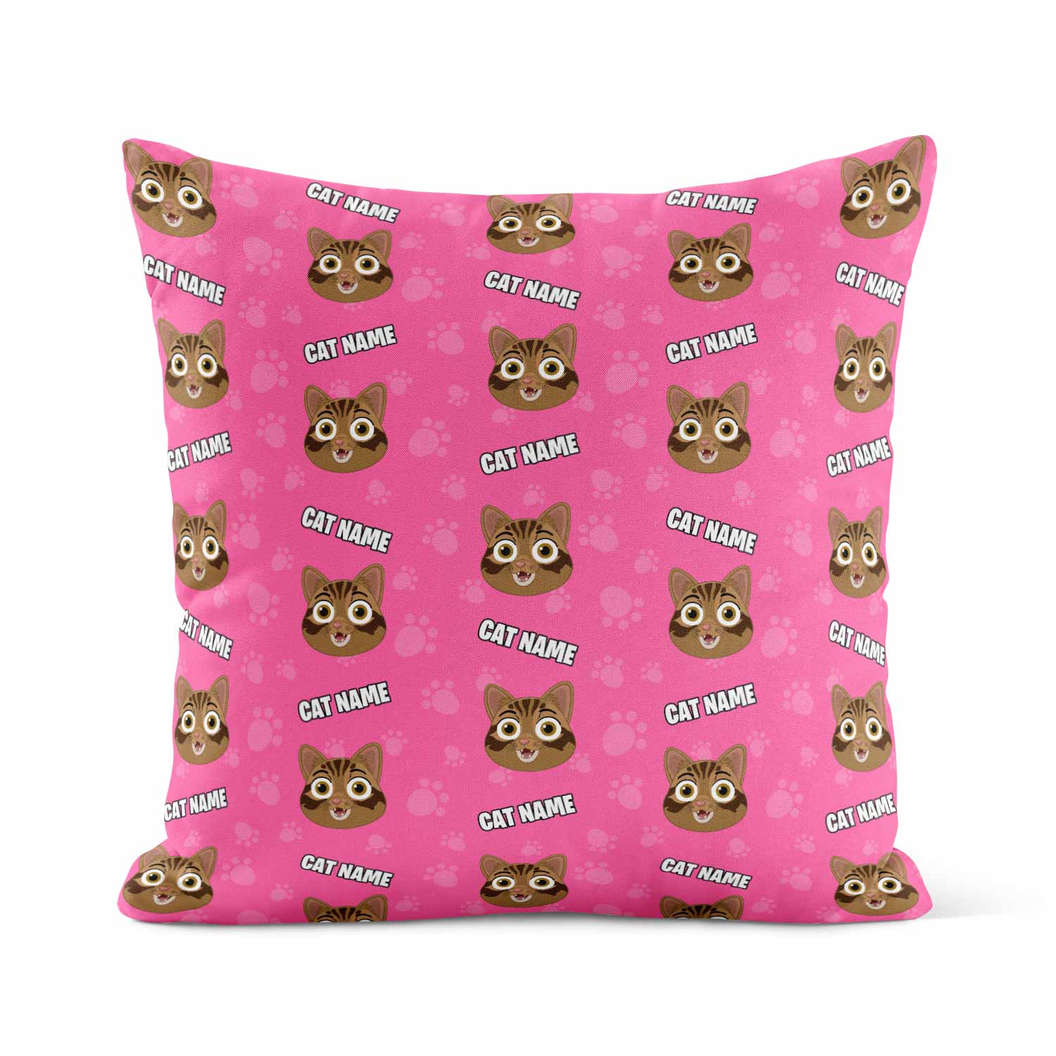 Your Cat Cartoon Personalised Pillow