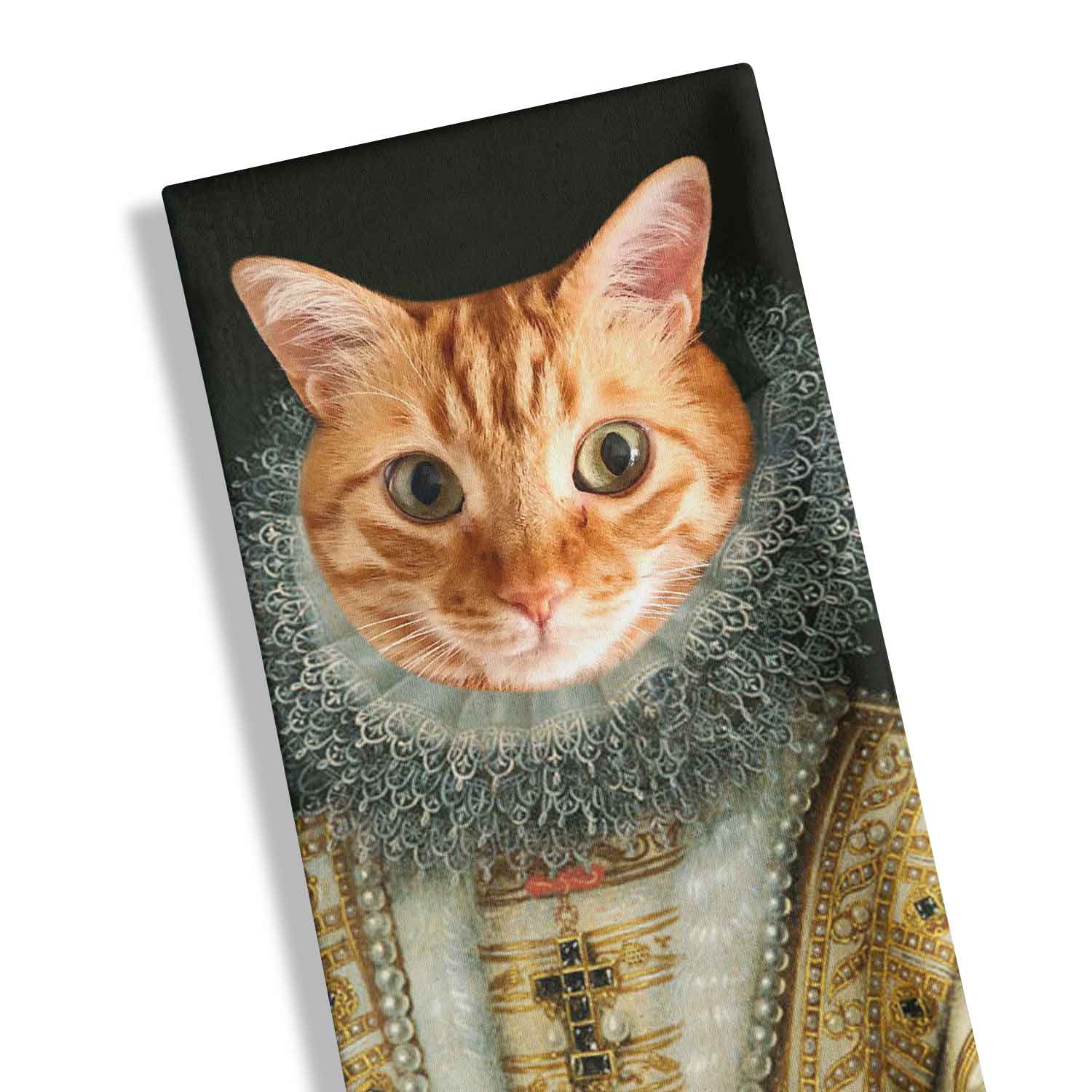 Cat Lady Personalised Tea Towel