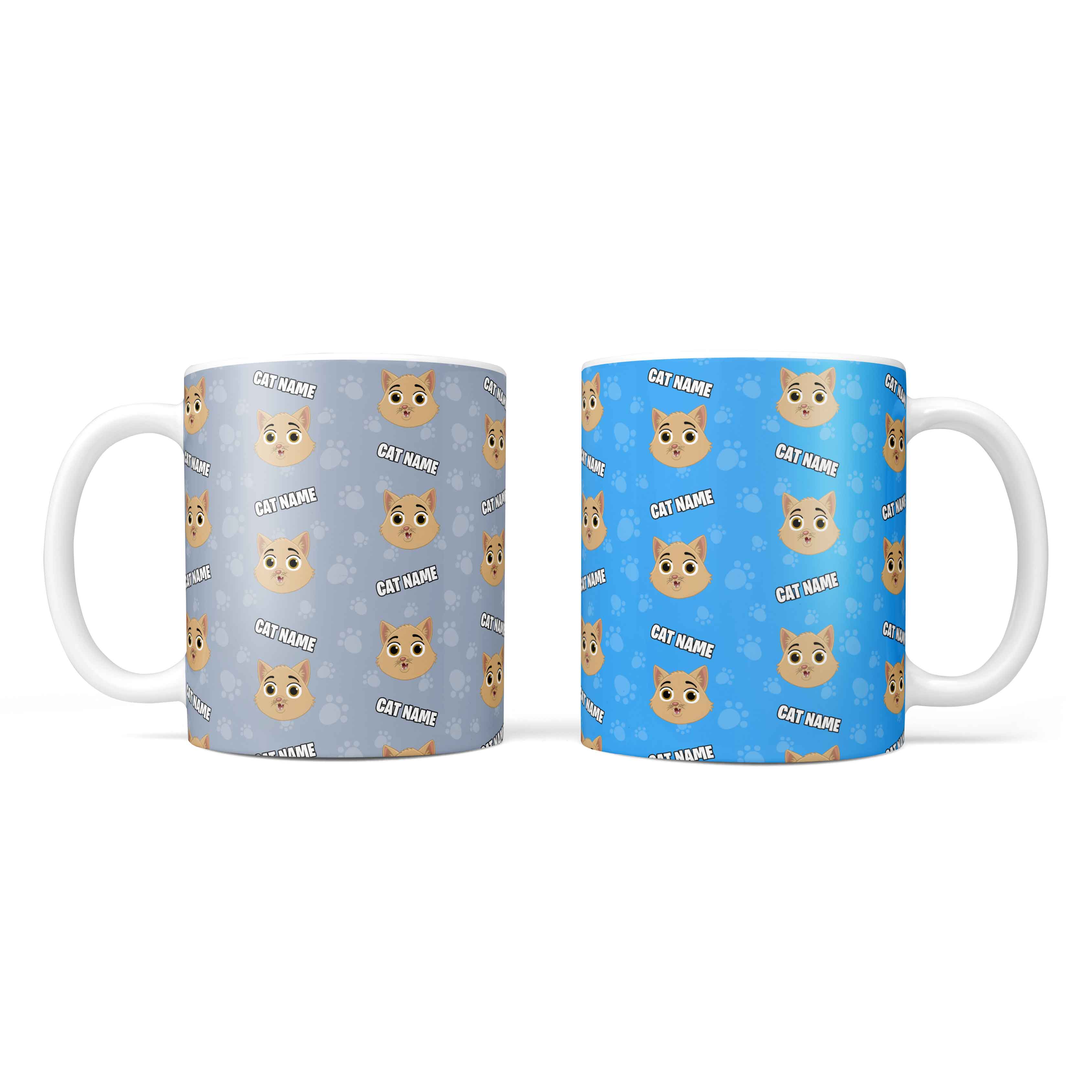 Your Cat Cartoon Personalised Mug
