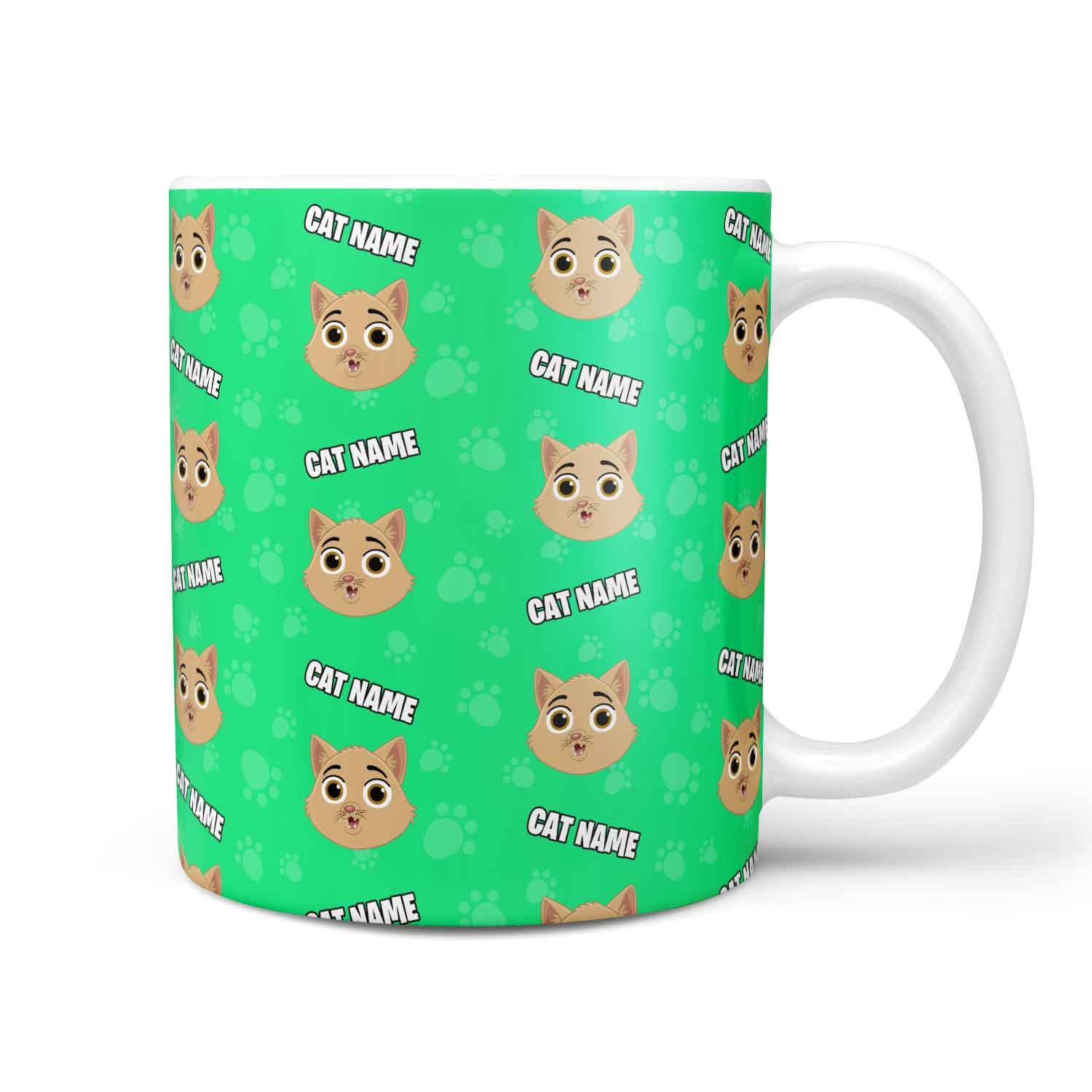 Your Cat Cartoon Personalised Mug