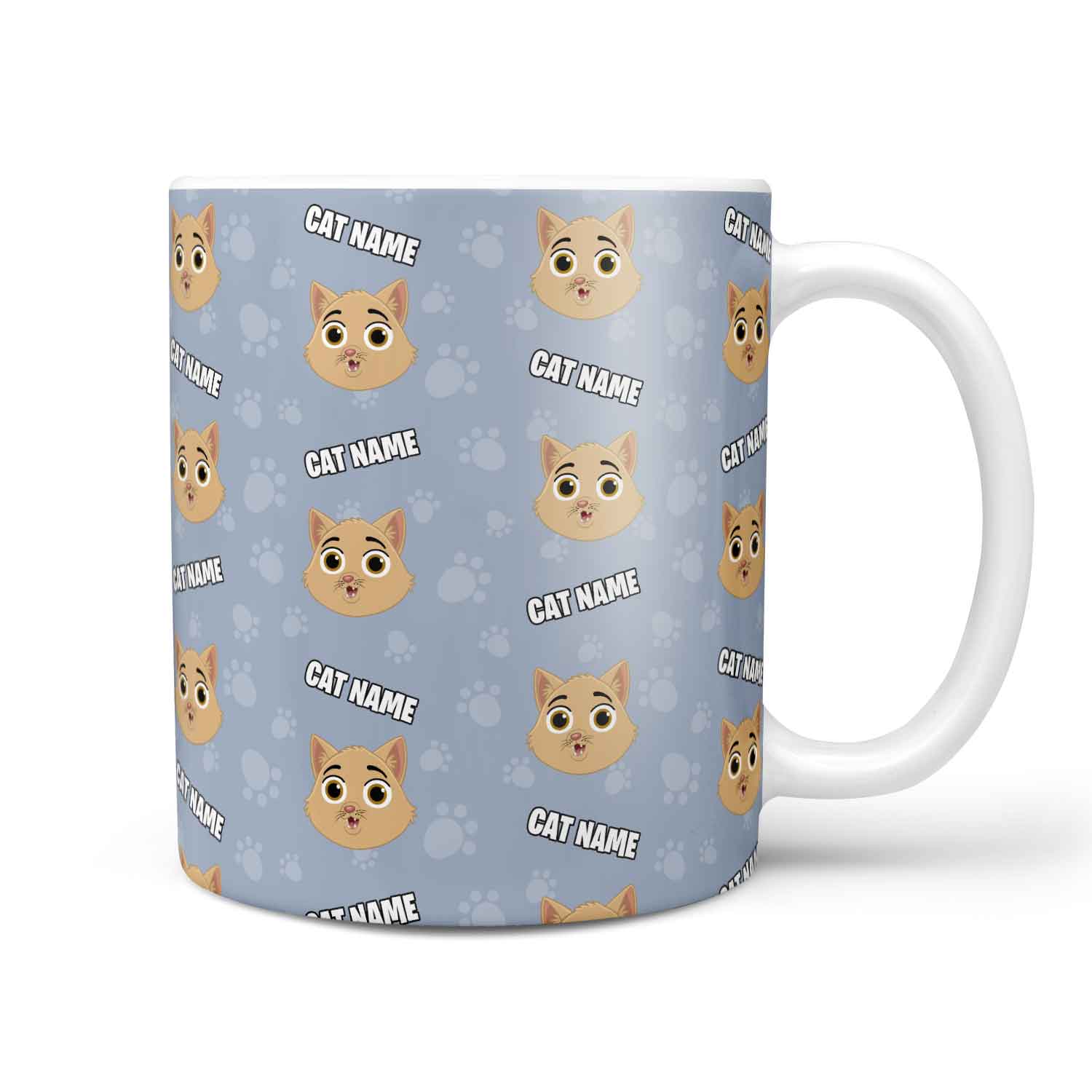 Your Cat Cartoon Personalised Mug