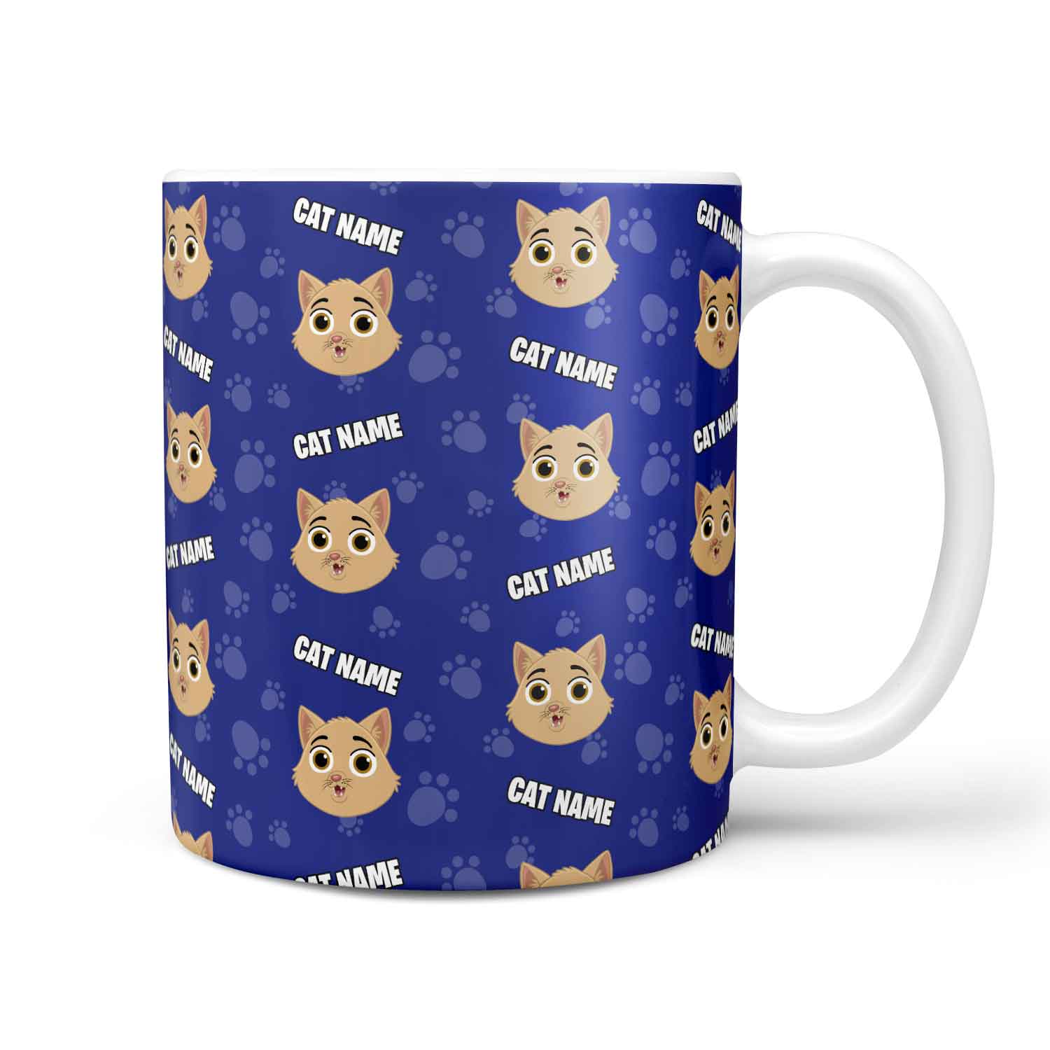 Your Cat Cartoon Personalised Mug