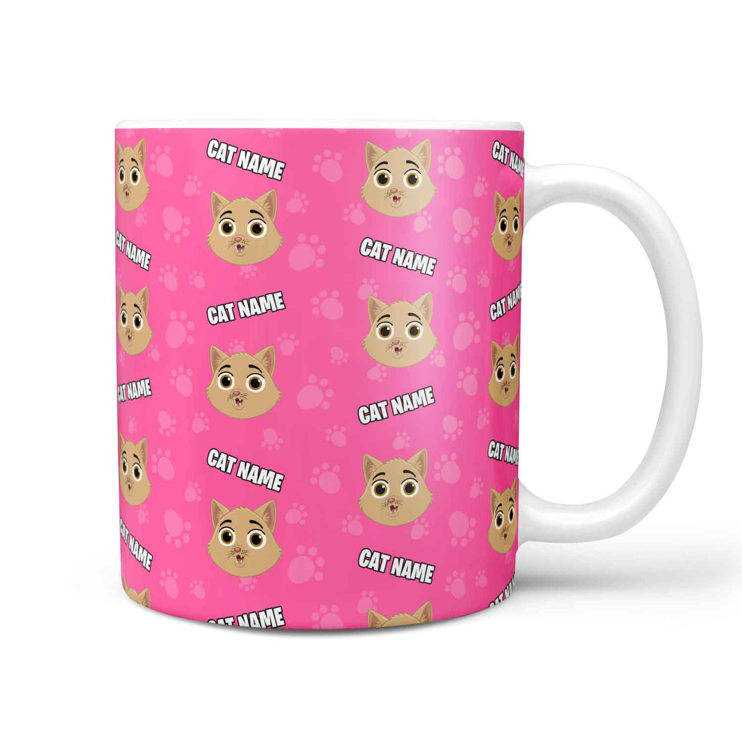 Your Cat Cartoon Personalised Mug