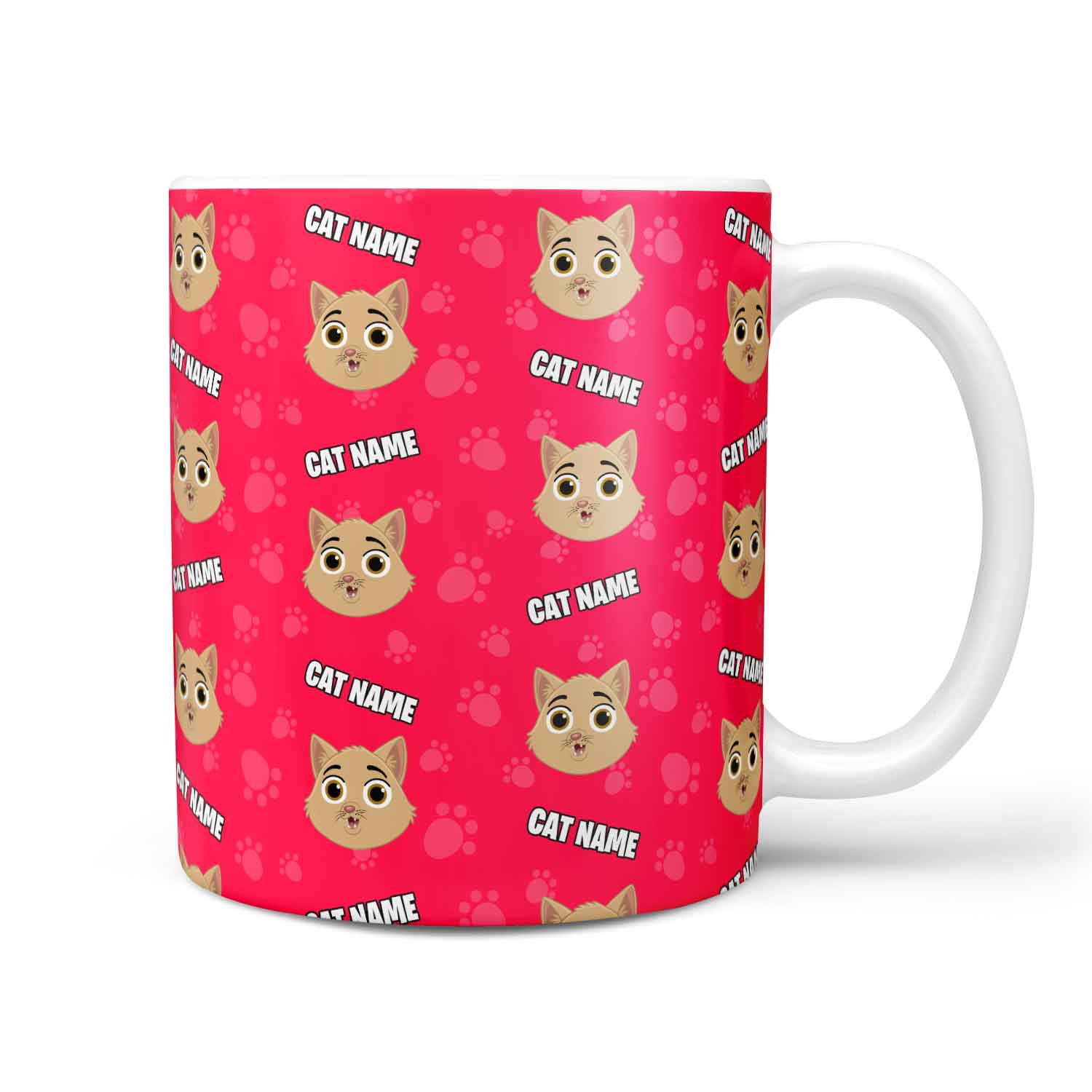 Your Cat Cartoon Personalised Mug