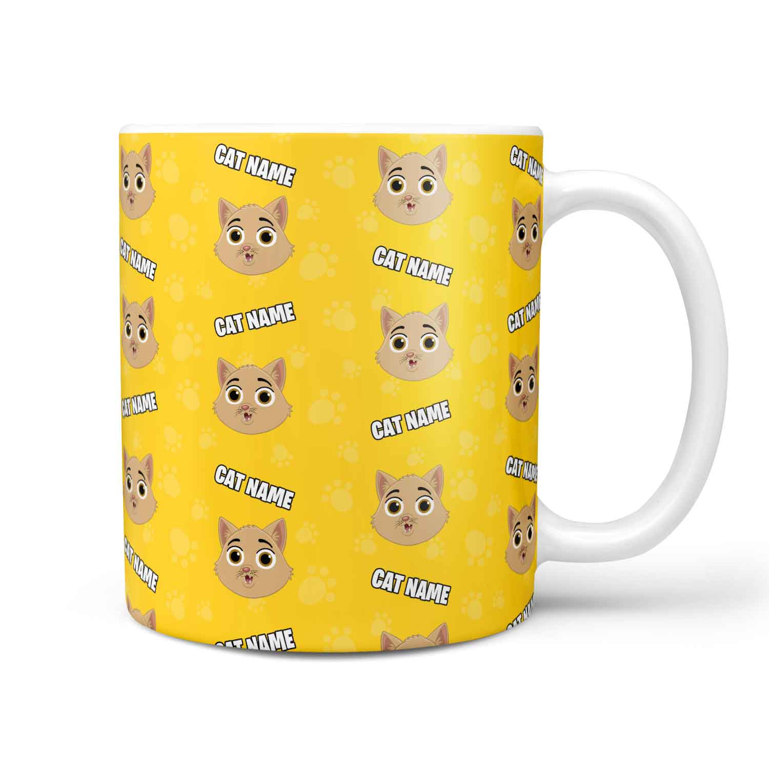 Your Cat Cartoon Personalised Mug