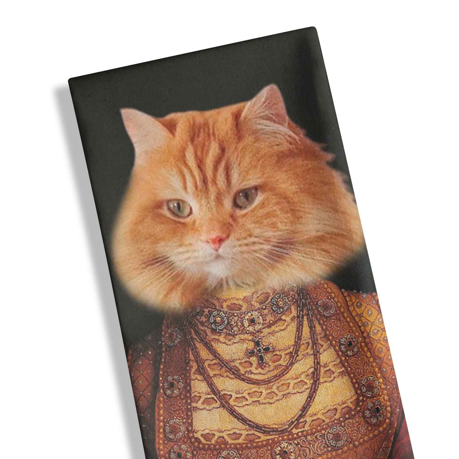 Cat Royal Highness Personalised Tea Towel