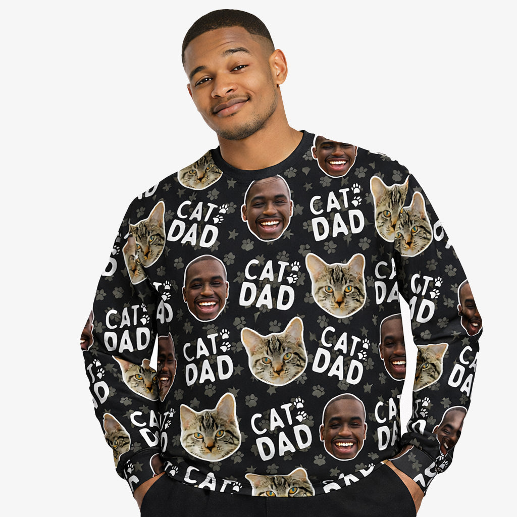 Cat Dad Personalised Sweatshirt