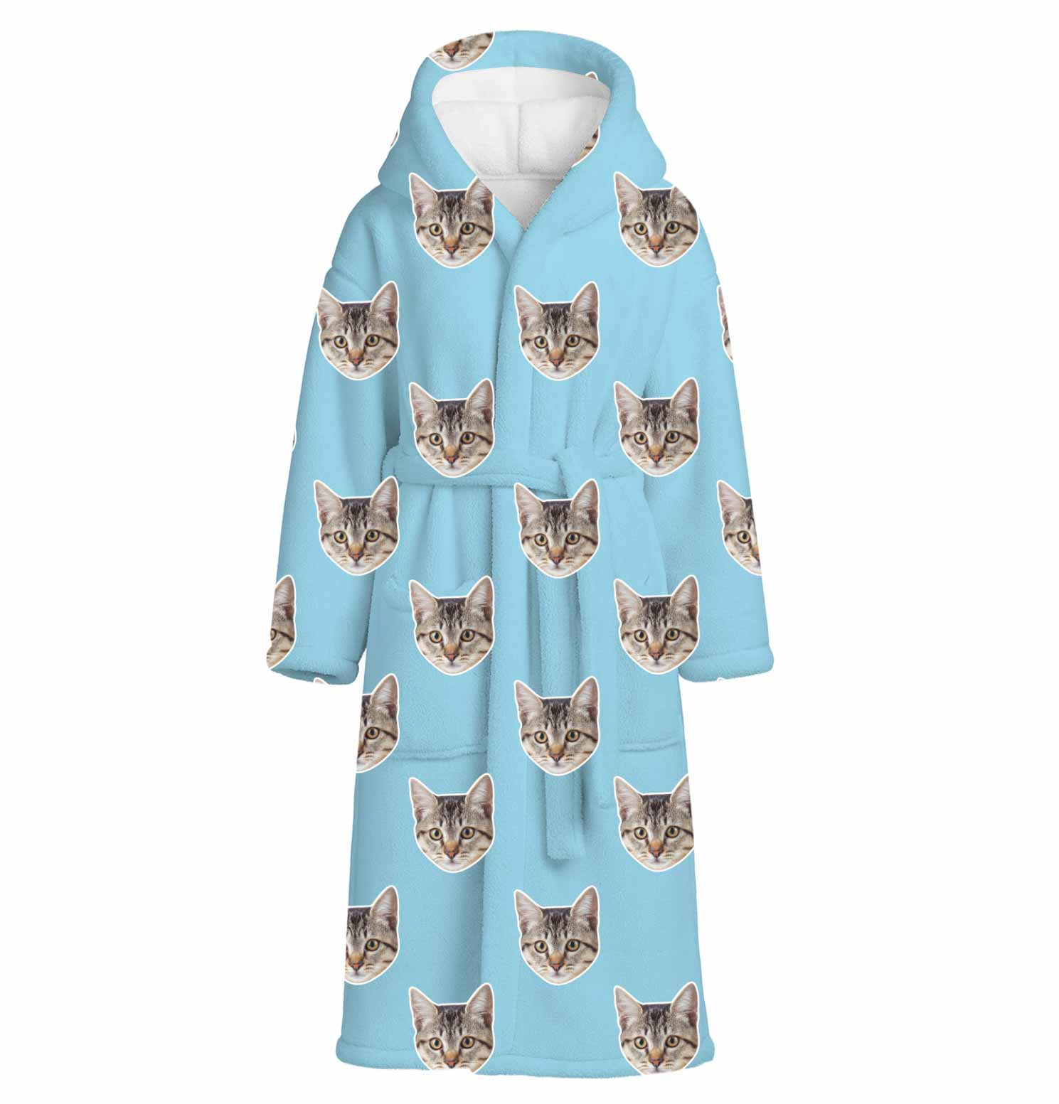Your Cat's Face Personalised Dressing Gown