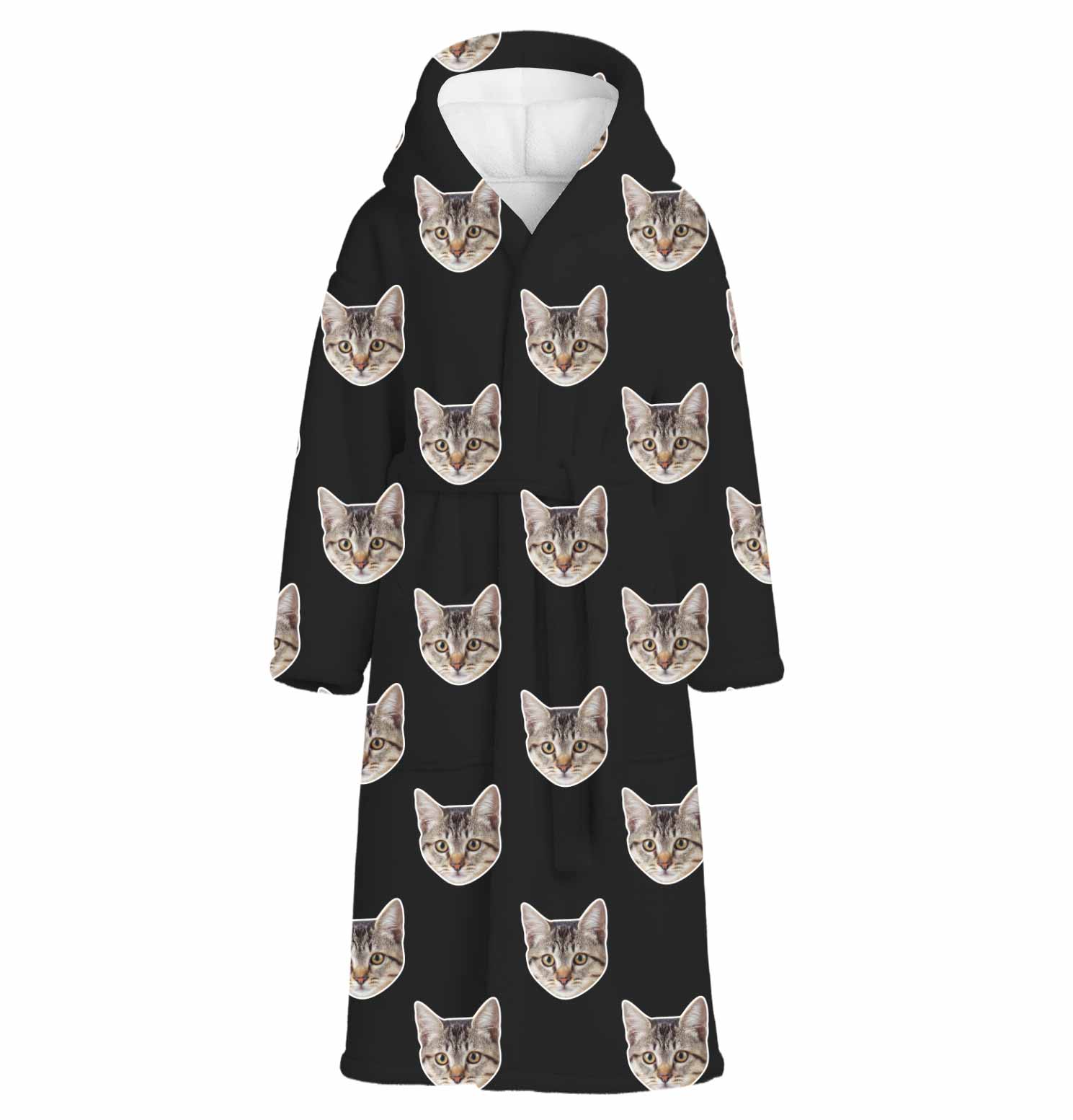 Your Cat's Face Personalised Dressing Gown