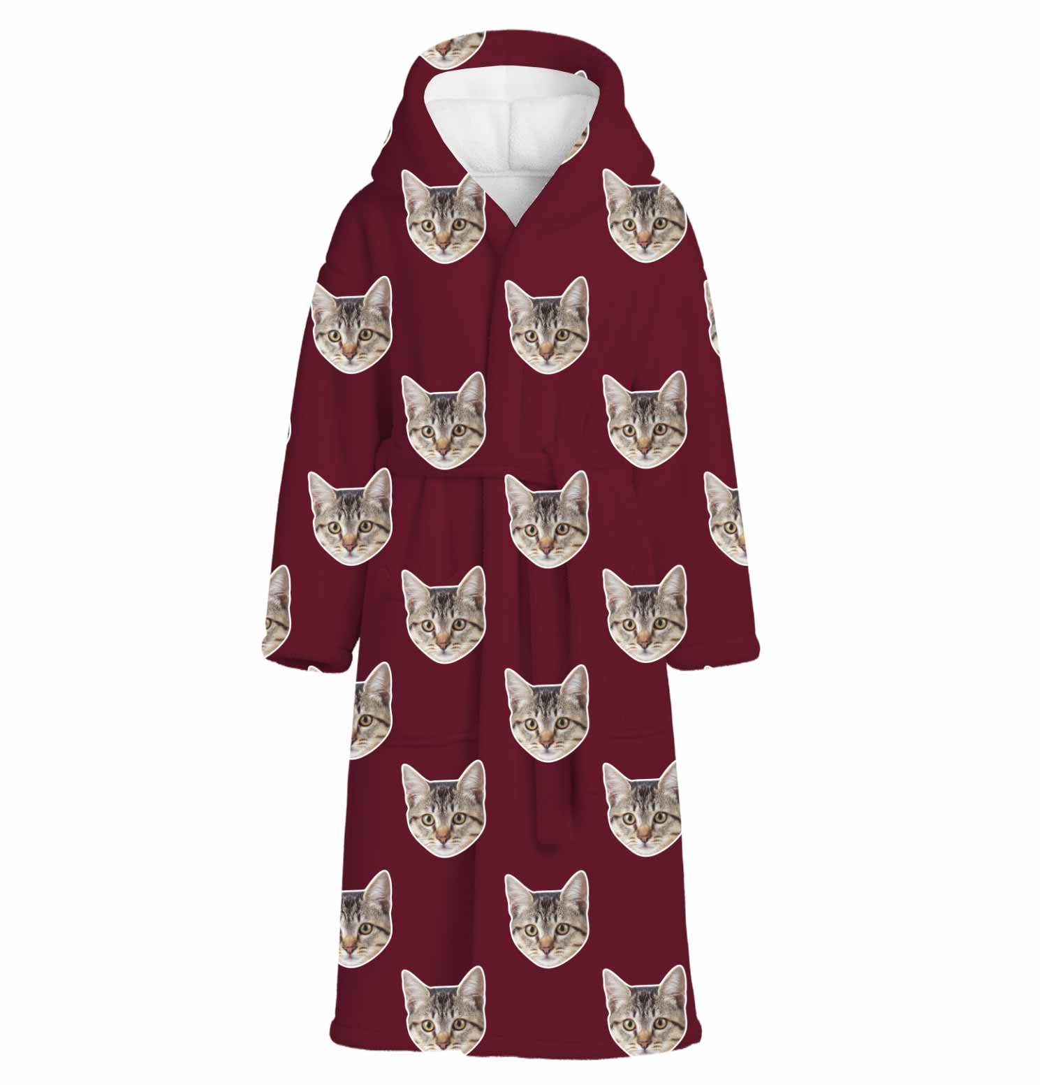 Your Cat's Face Personalised Dressing Gown