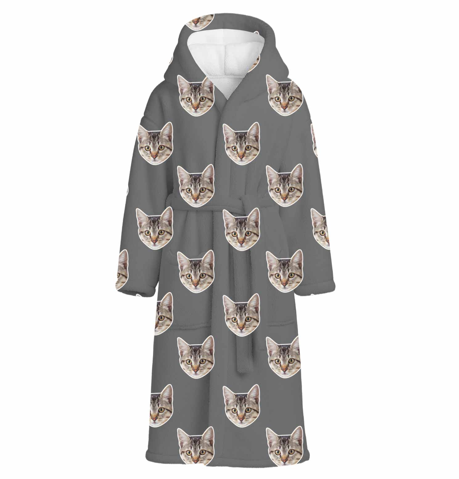 Your Cat's Face Personalised Dressing Gown