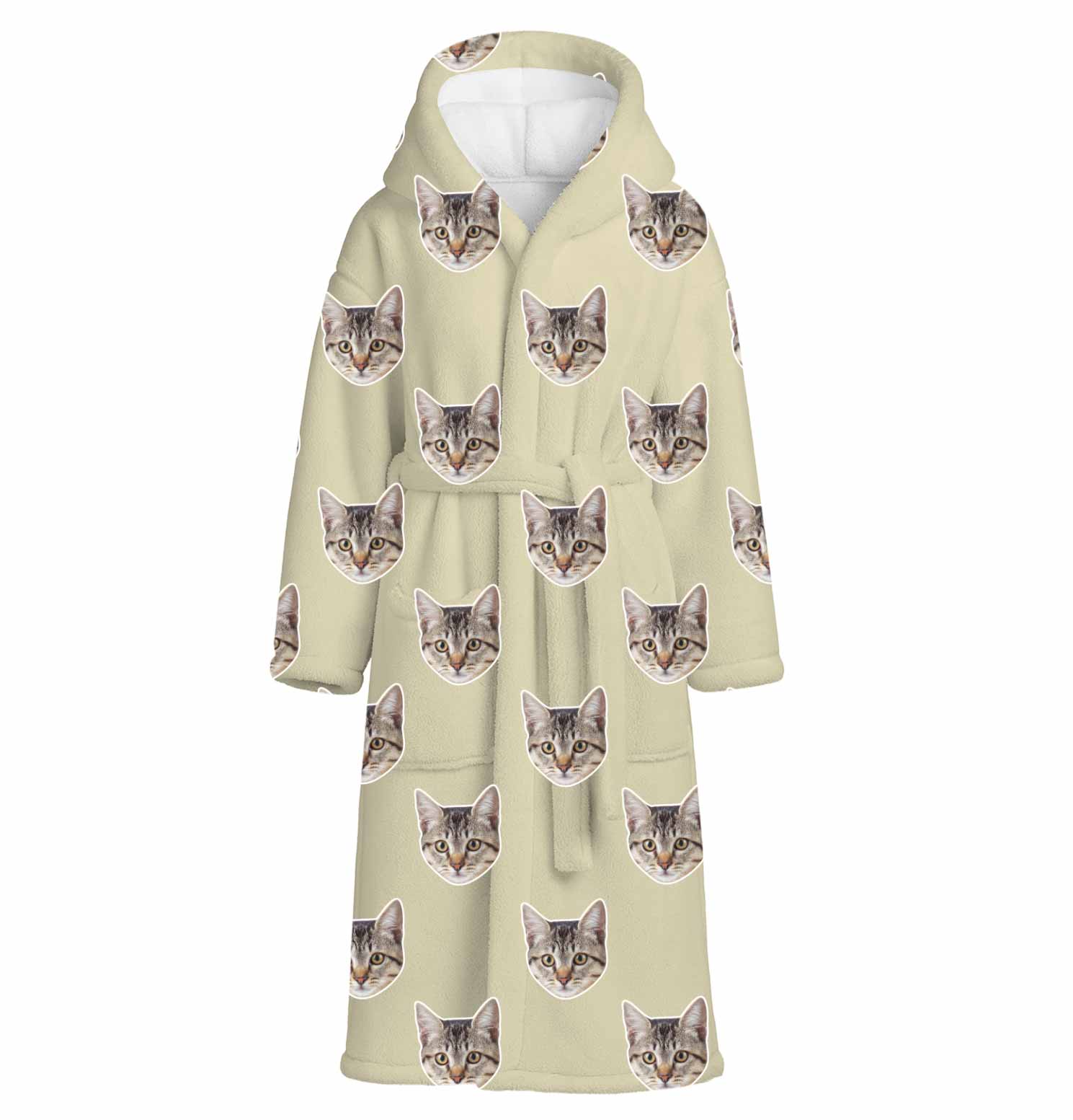 Your Cat's Face Personalised Dressing Gown