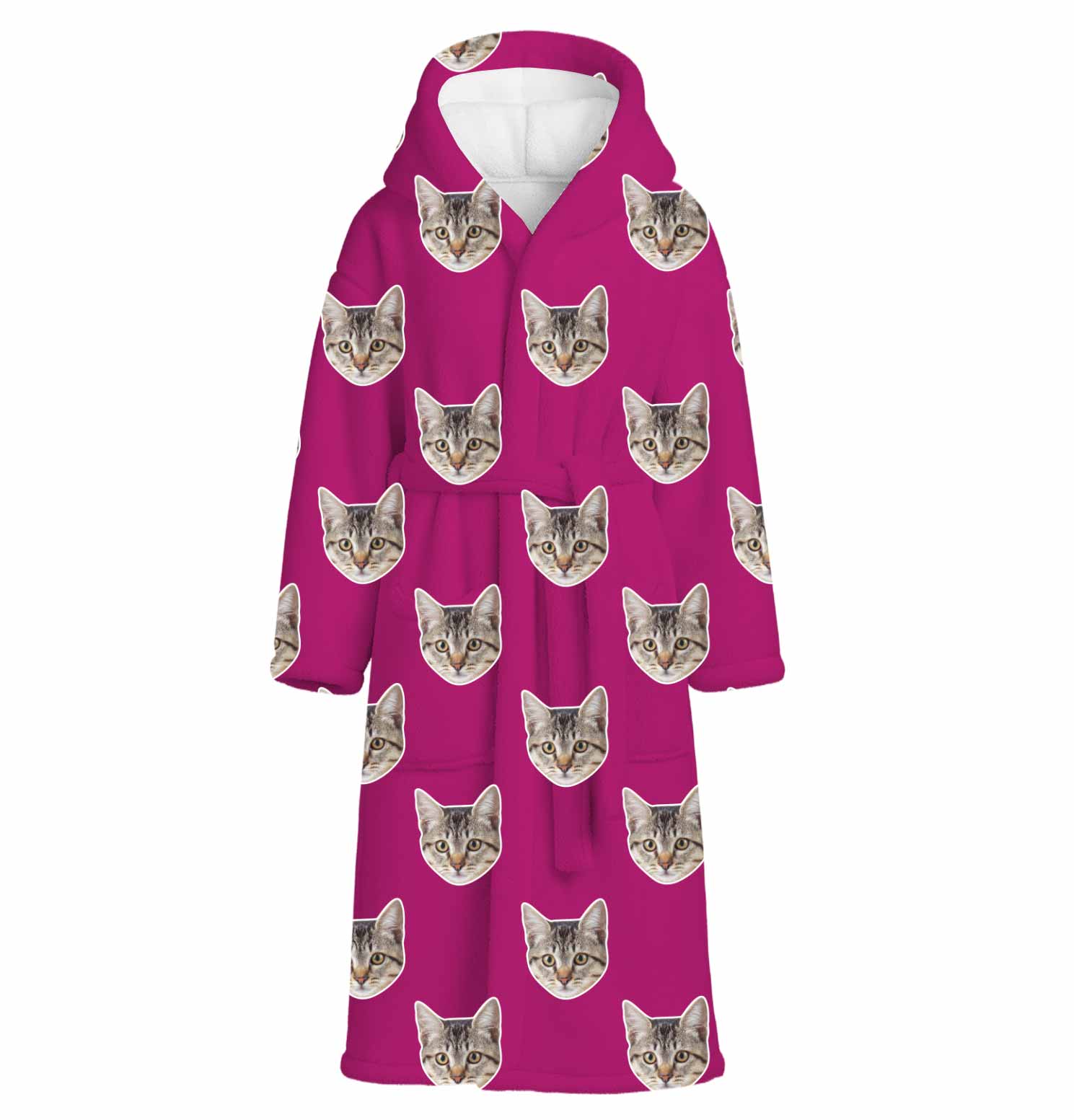 Your Cat's Face Personalised Dressing Gown