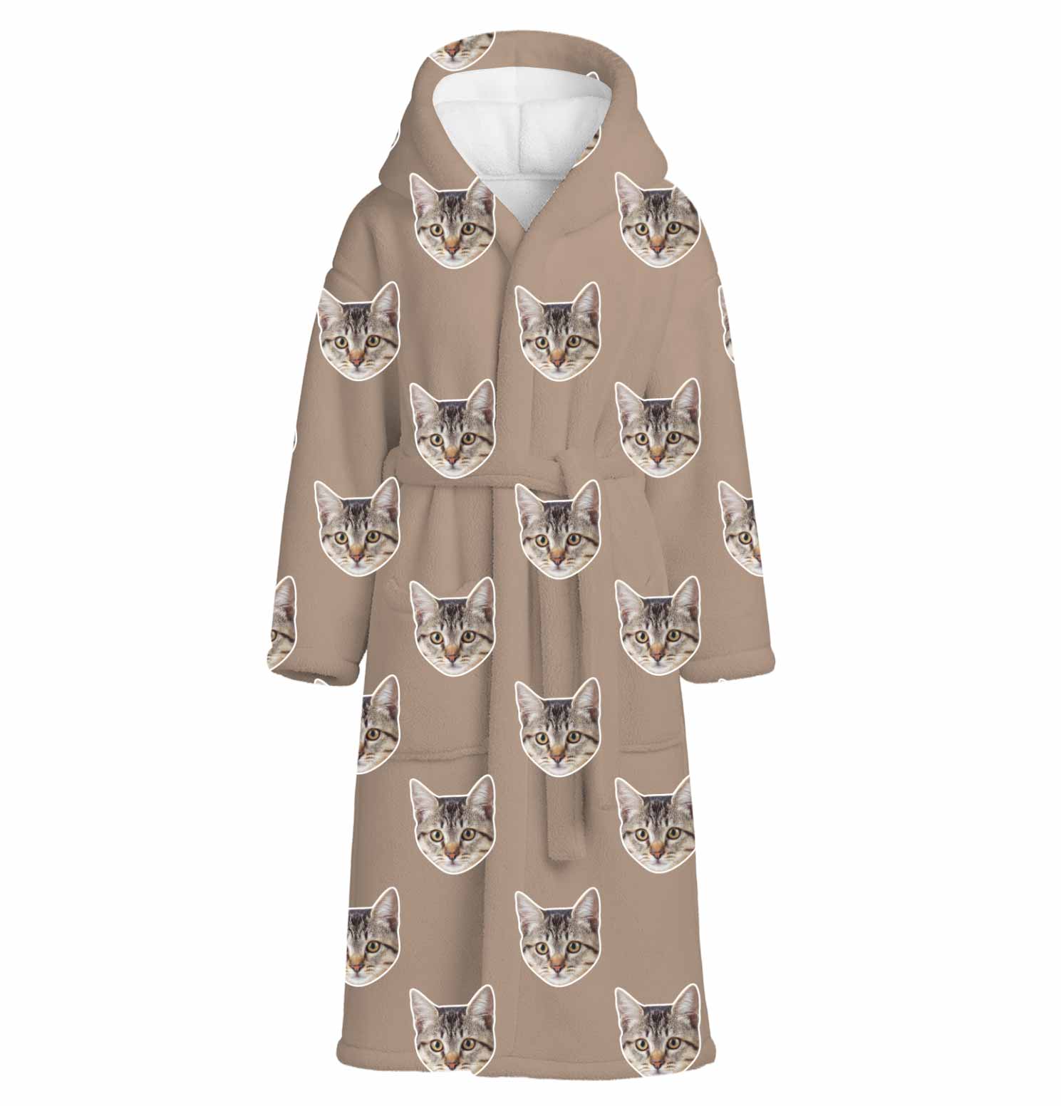 Your Cat's Face Personalised Dressing Gown