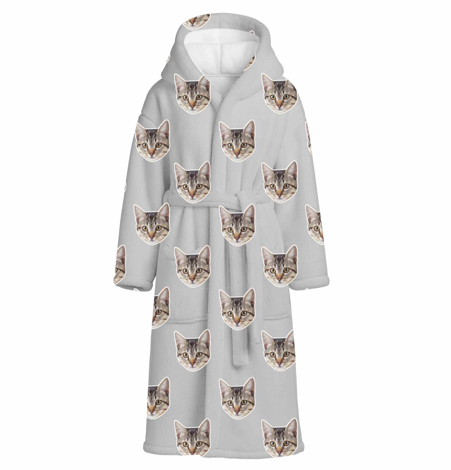 Your Cat's Face Personalised Dressing Gown