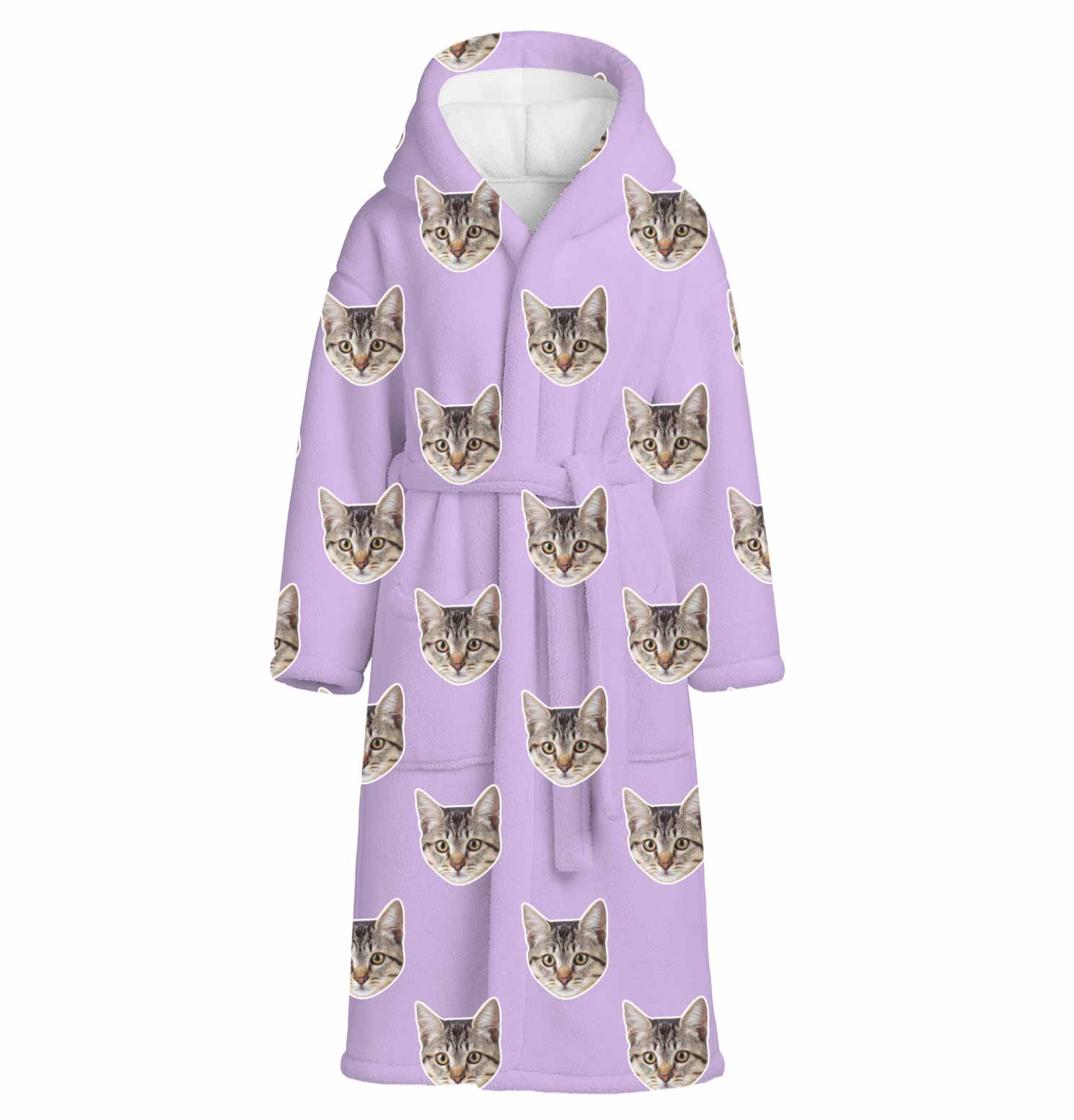 Your Cat's Face Personalised Dressing Gown