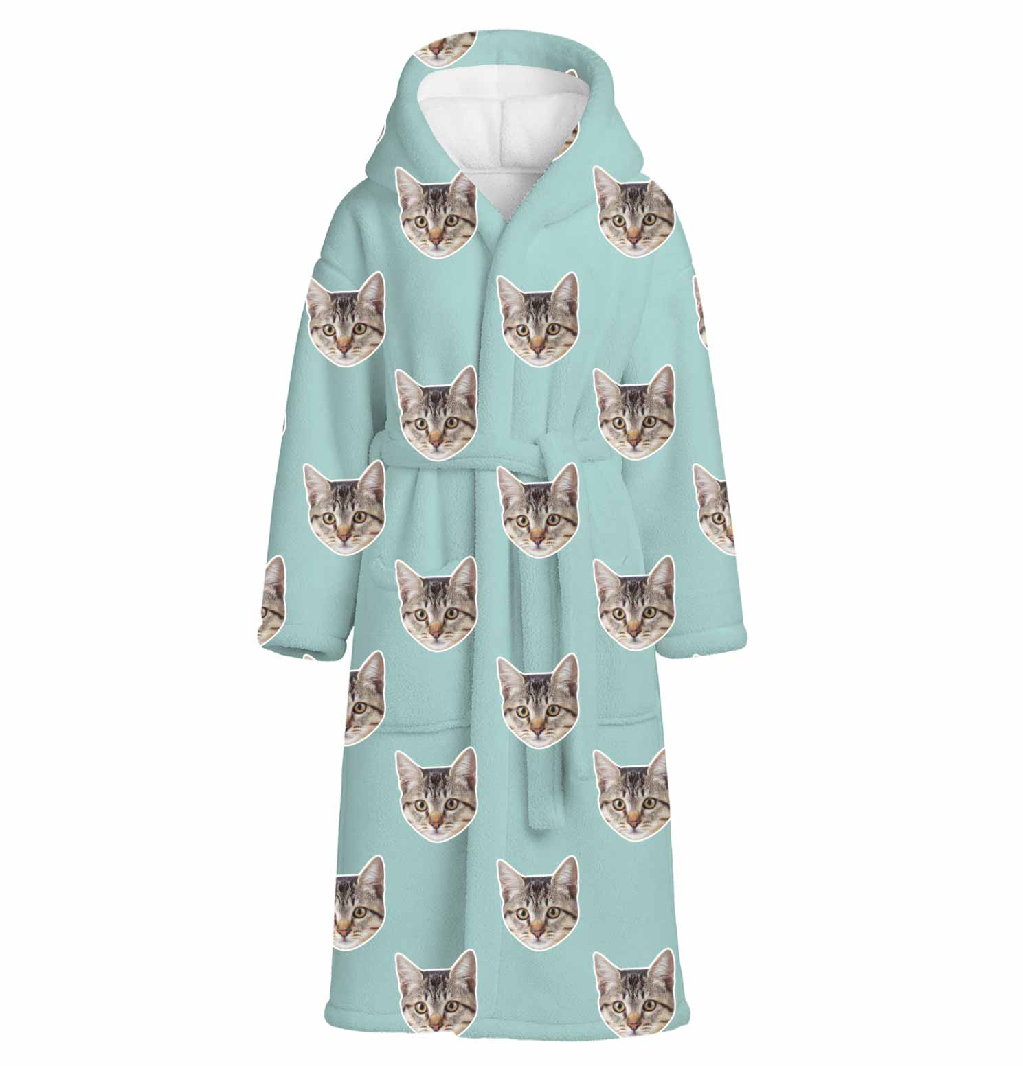 Your Cat's Face Personalised Dressing Gown