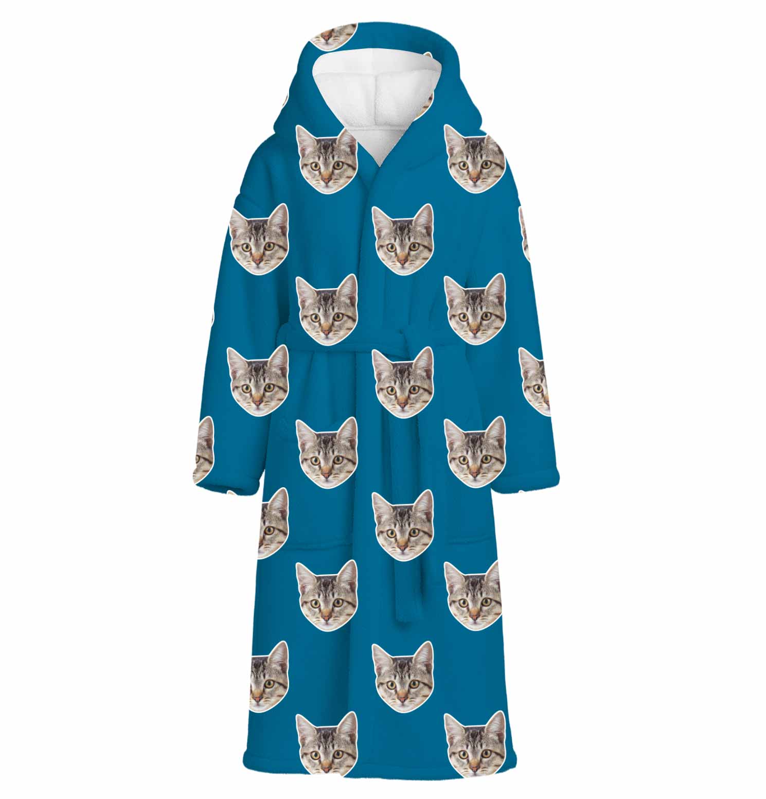 Your Cat's Face Personalised Dressing Gown