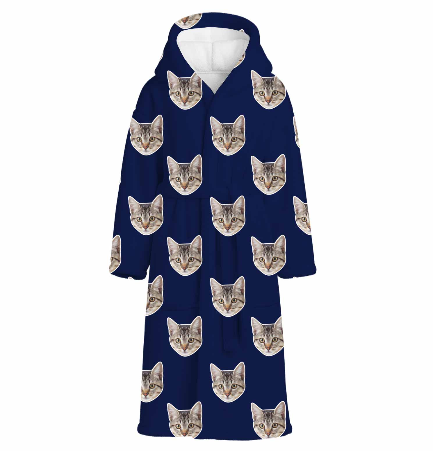 Your Cat's Face Personalised Dressing Gown