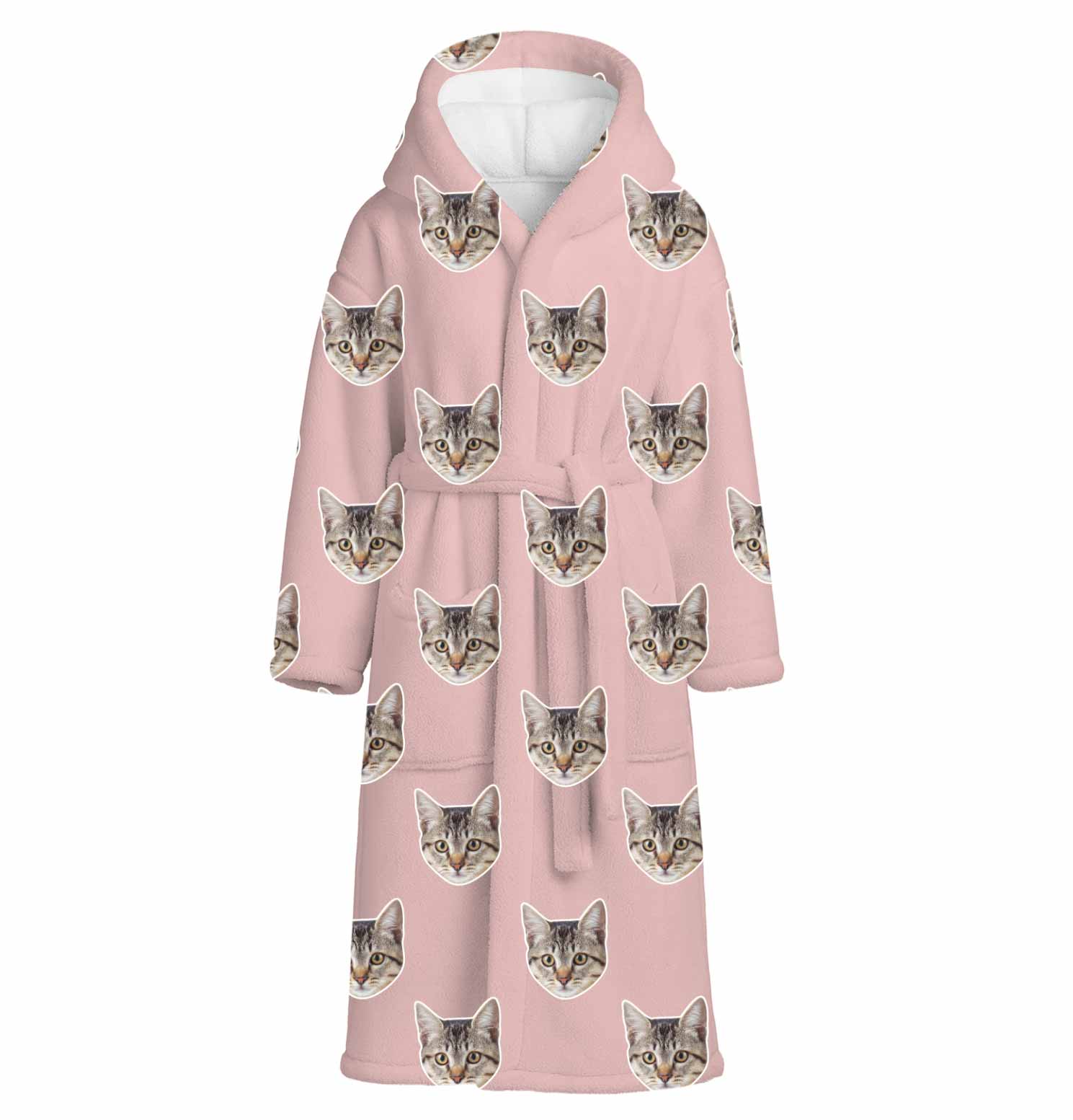 Your Cat's Face Personalised Dressing Gown