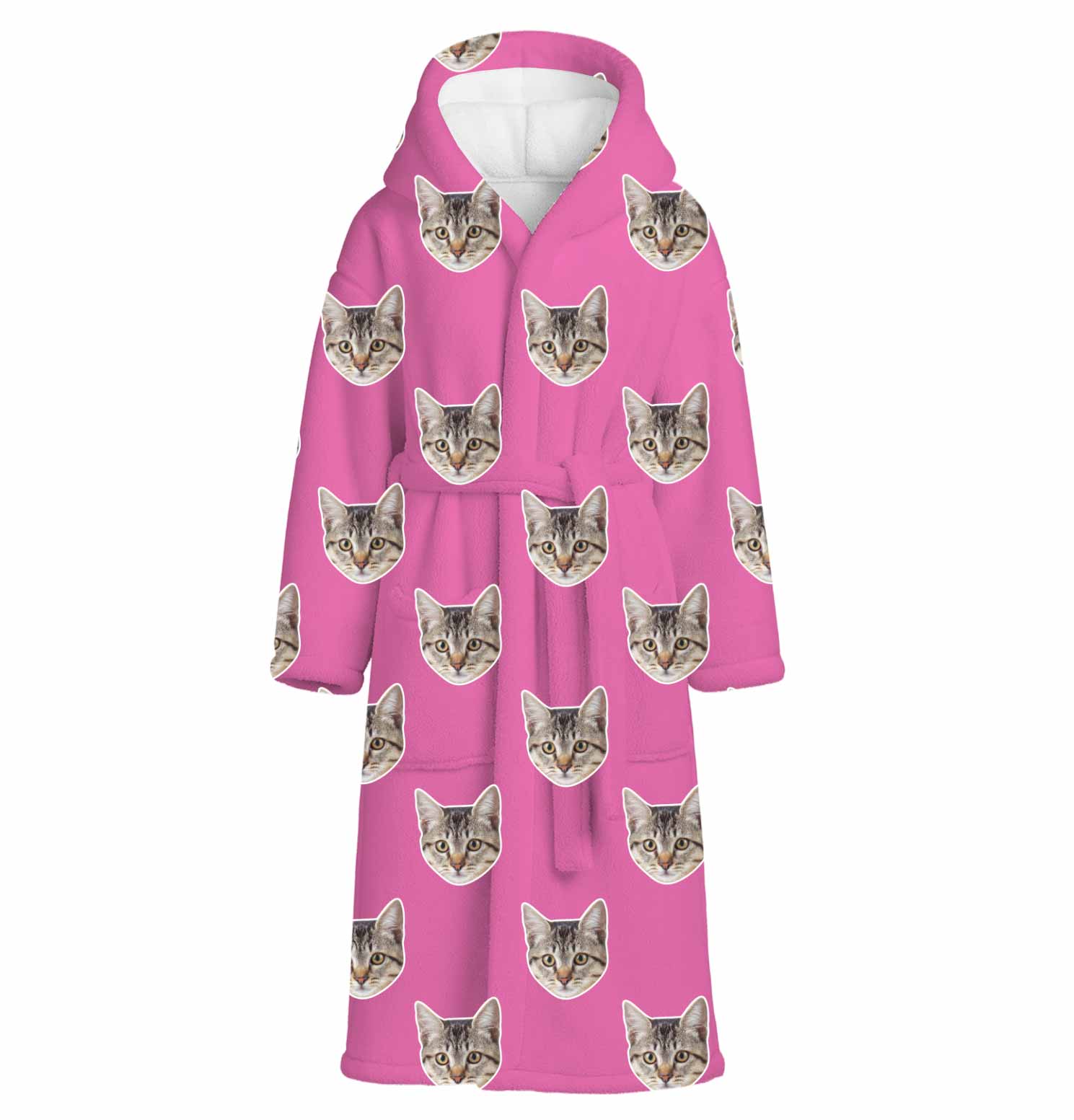 Your Cat's Face Personalised Dressing Gown