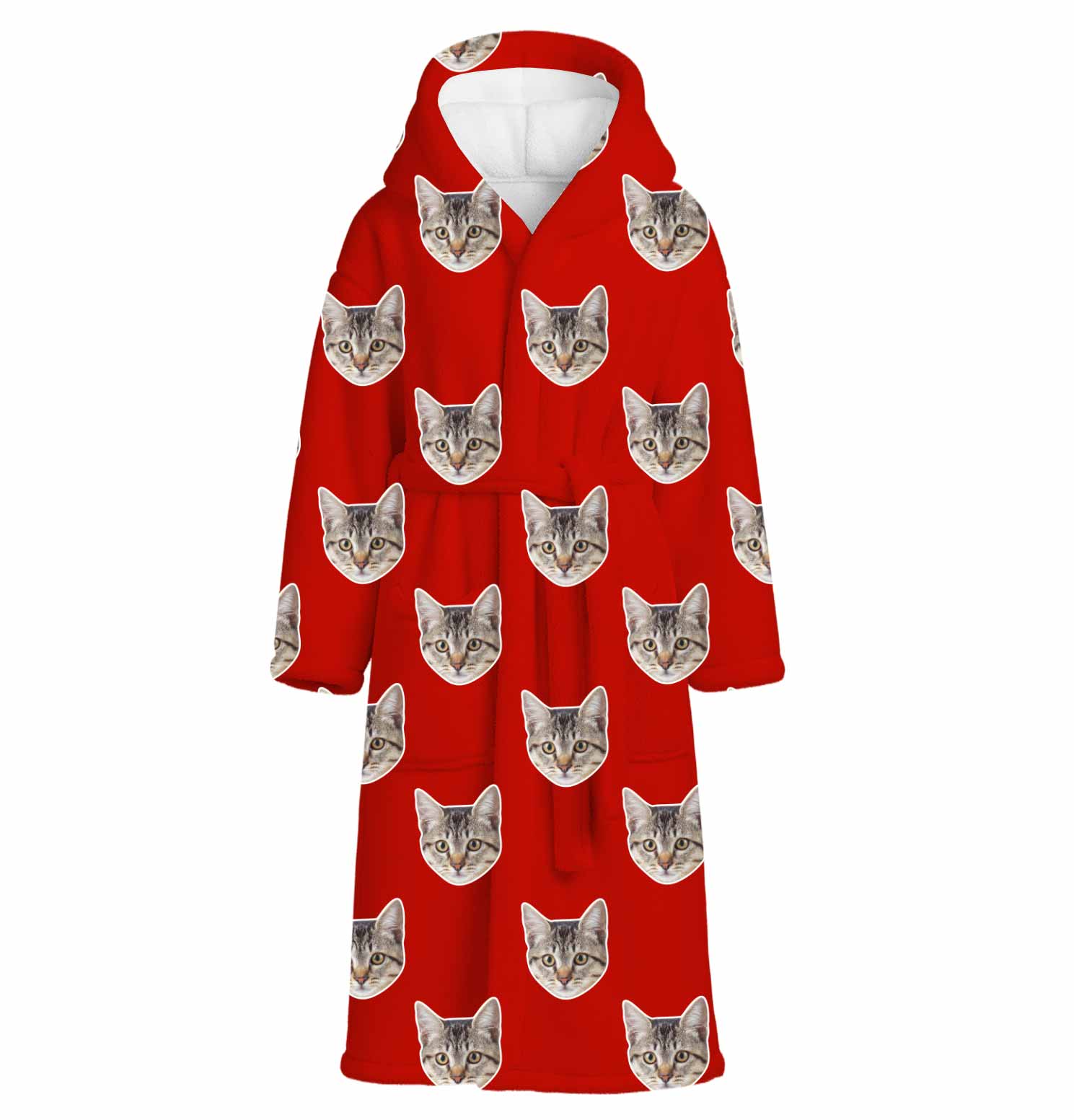 Your Cat's Face Personalised Dressing Gown