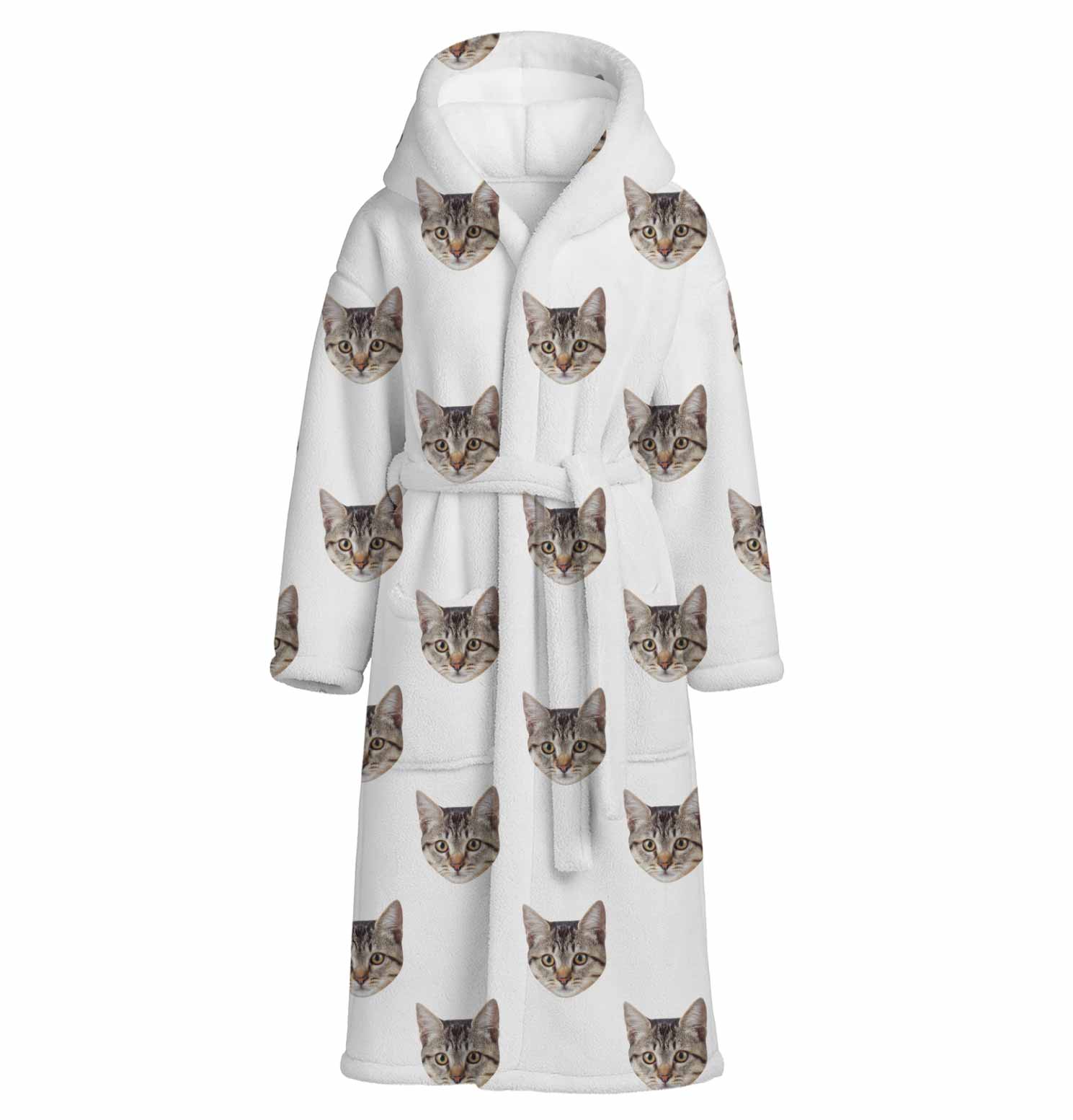 Your Cat's Face Personalised Dressing Gown