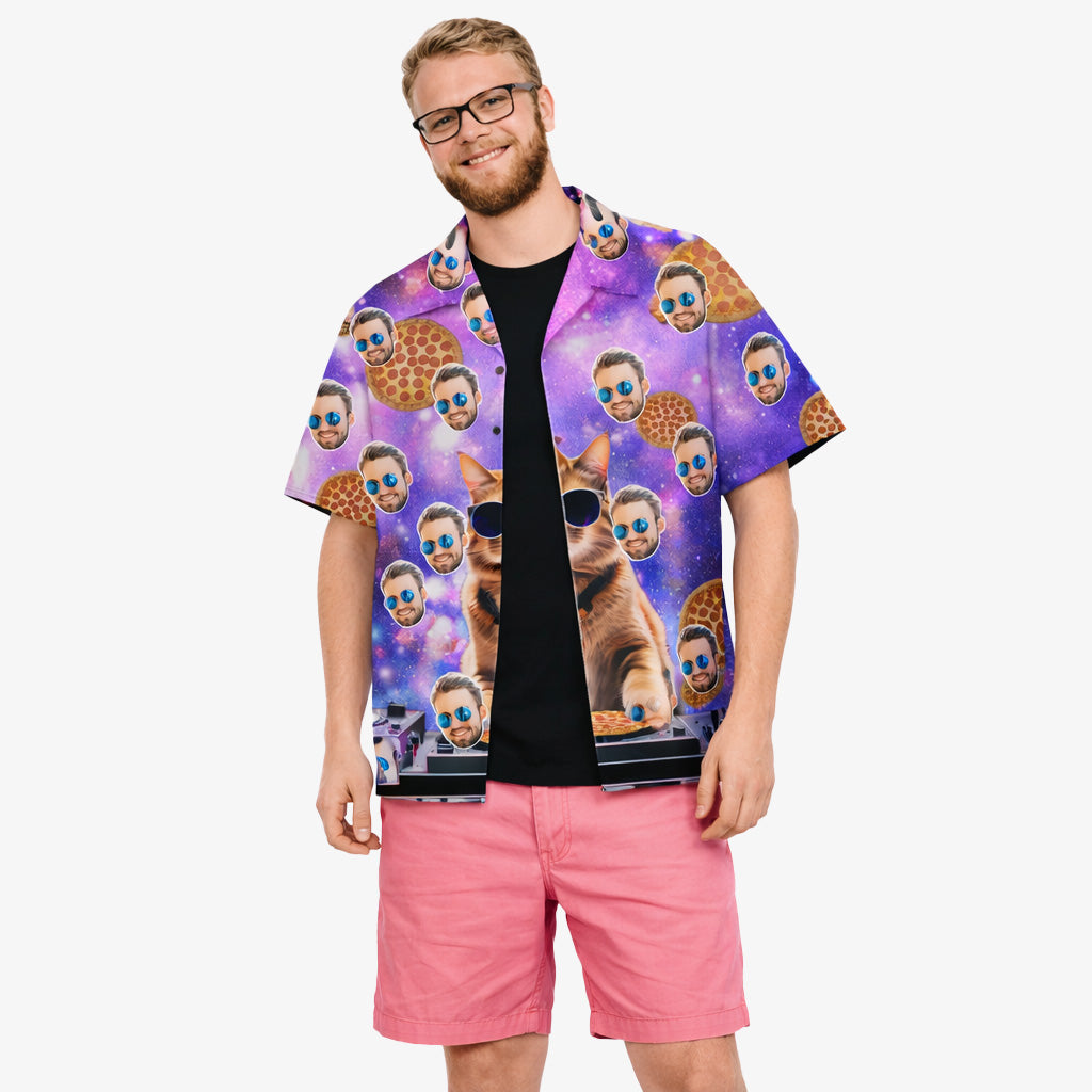 DJ Space Cat Custom Hawaiian Shirt